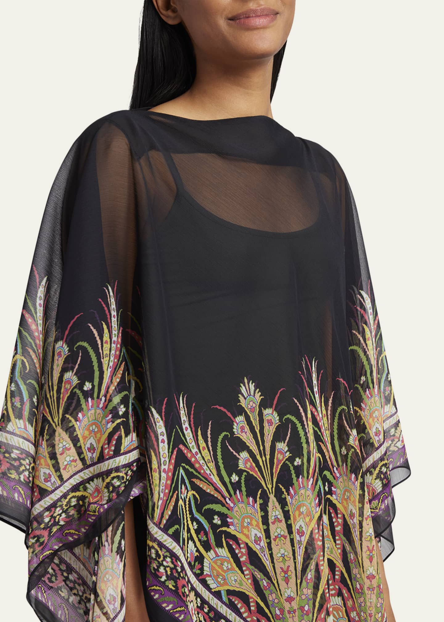 Etro Sheer Patterned Cover-Up Image 5 of 5