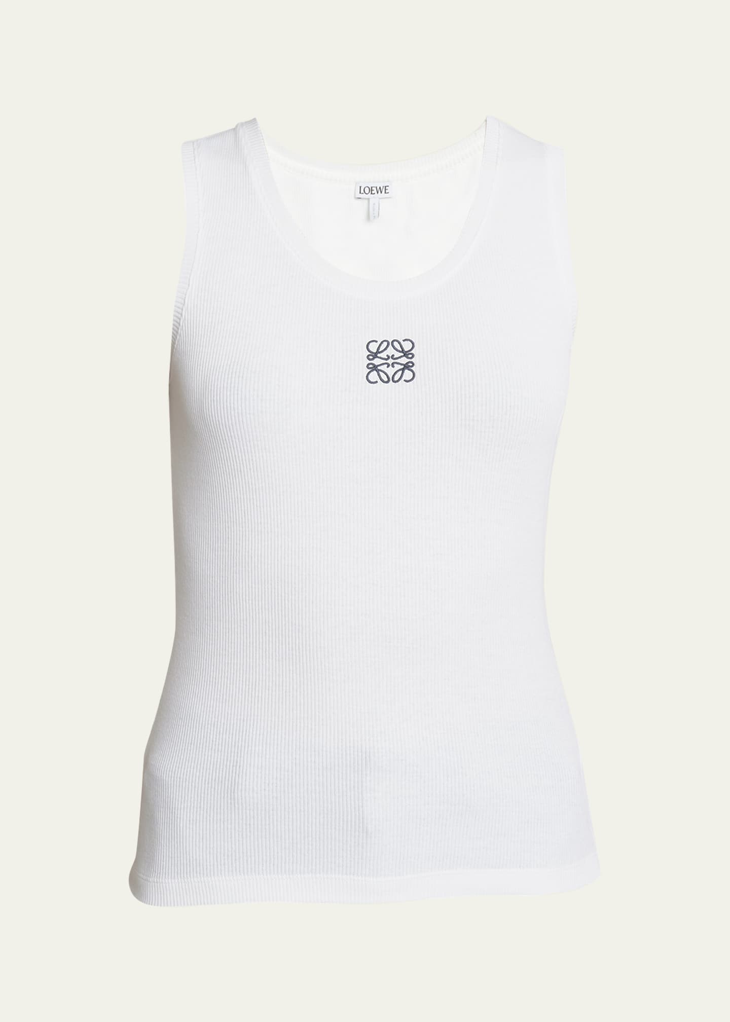 Loewe Anagram Logo Ribbed Tank Top Image 1 of 5