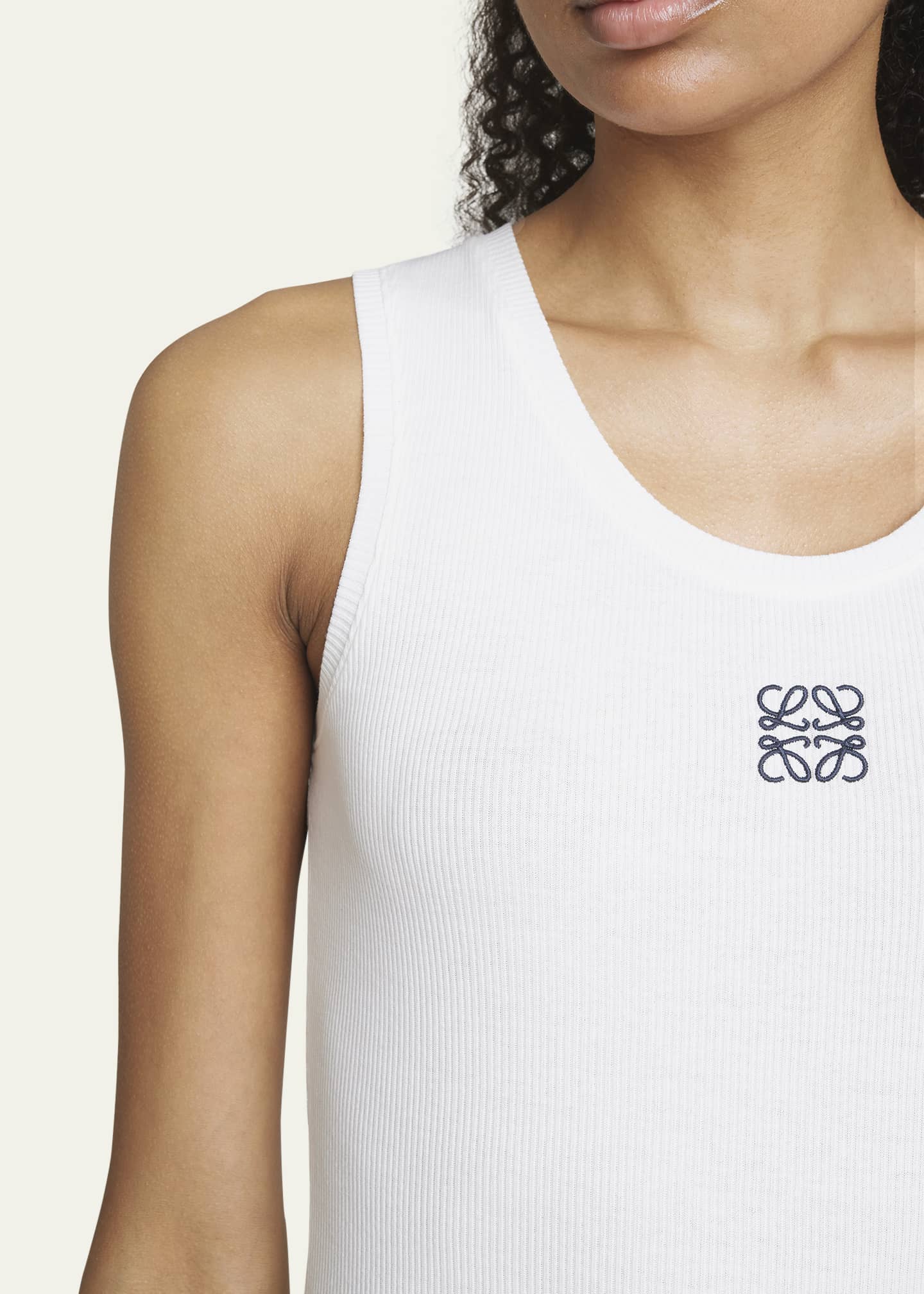 Loewe Anagram Logo Ribbed Tank Top Image 5 of 5