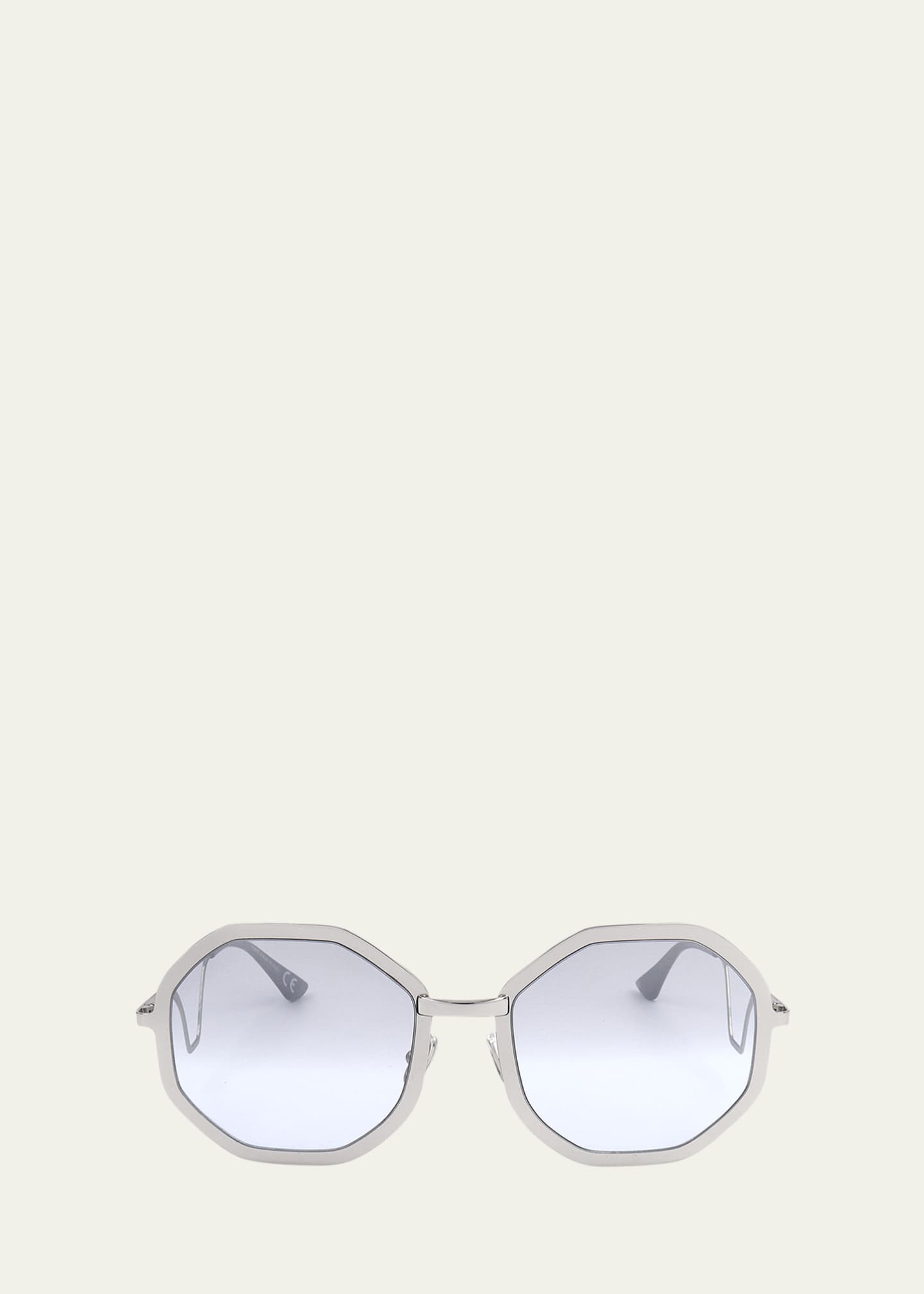 Marni Geometric Metal Round Sunglasses Image 1 of 3