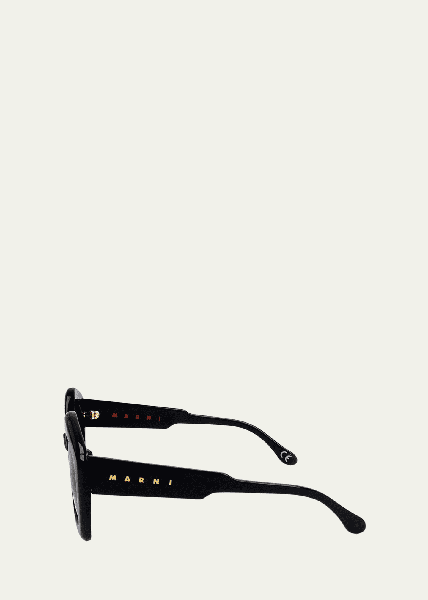 Marni Logo Acetate Butterfly Sunglasses Image 3 of 3