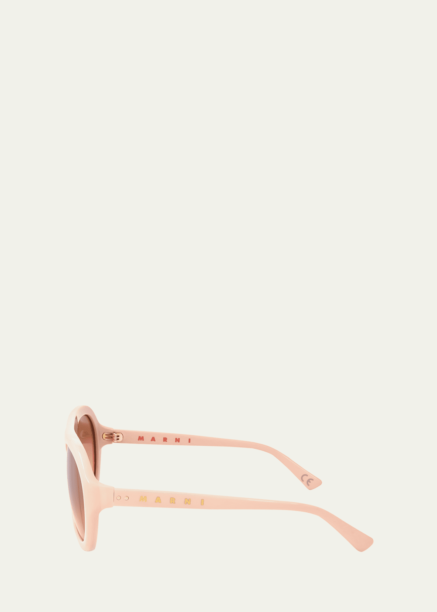 Marni Logo Acetate Aviator Sunglasses Image 3 of 3