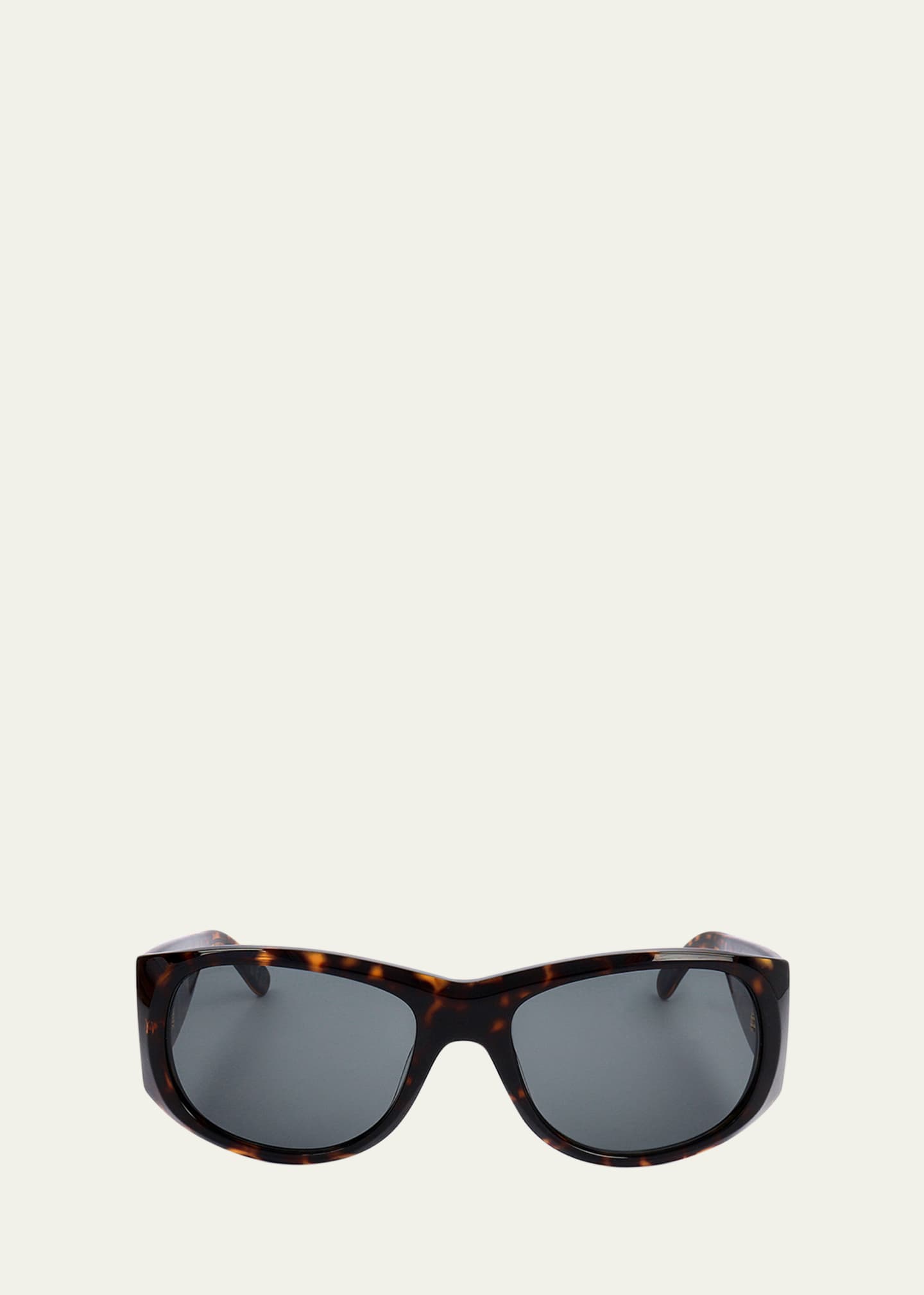 Marni Logo Acetate Wrap Sunglasses Image 1 of 3