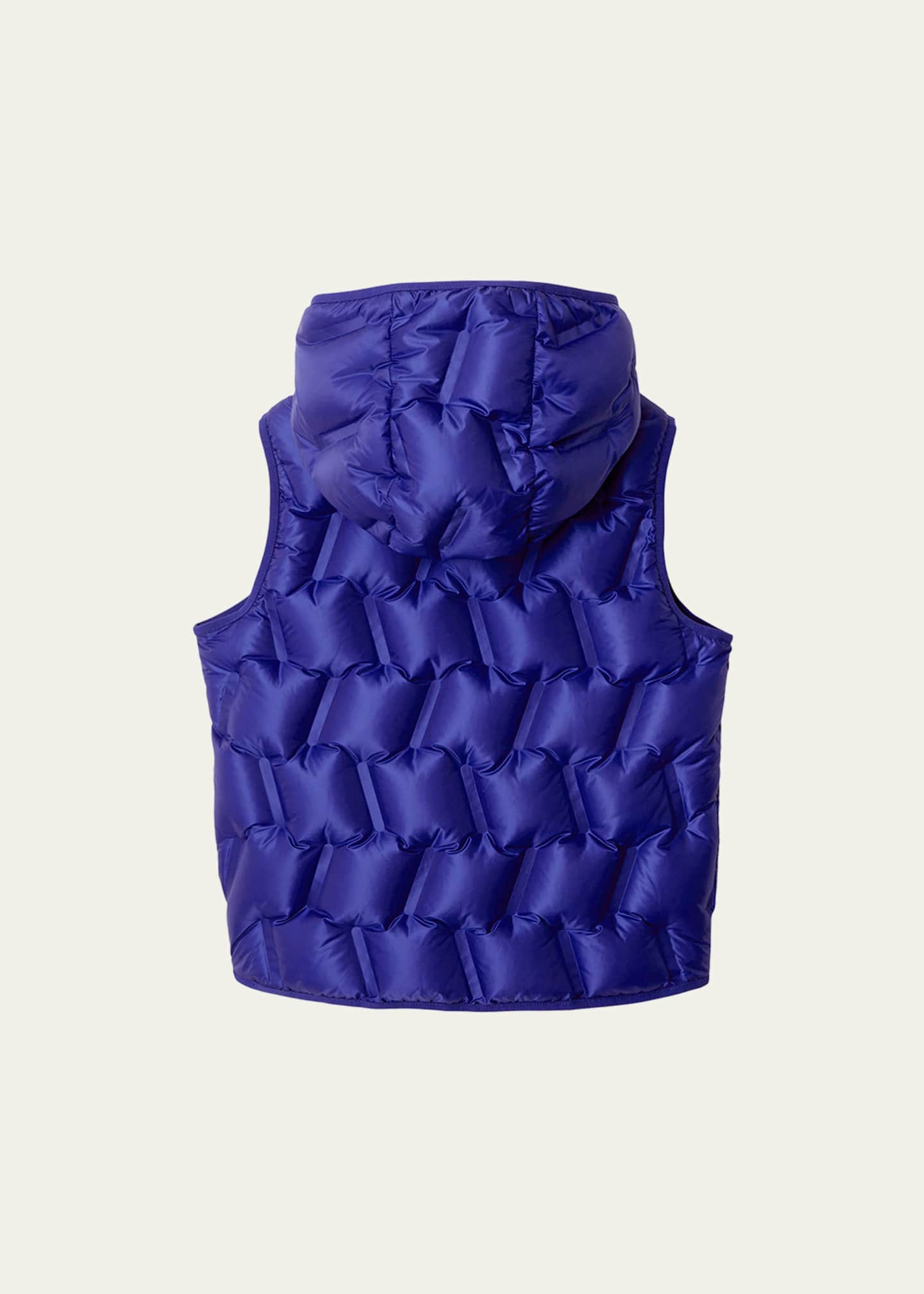Burberry Boy s Noah Check Lined Tufted Puffer Vest Size 3 14