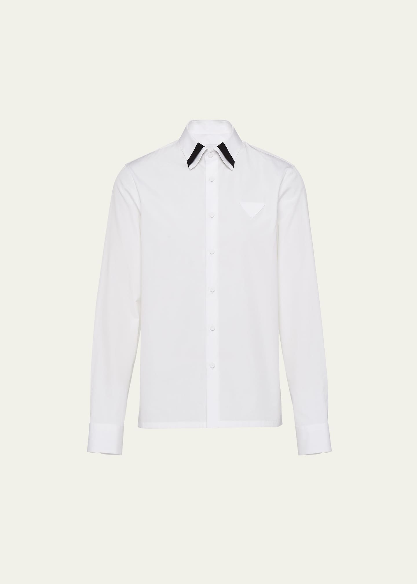Prada white shirt clearance