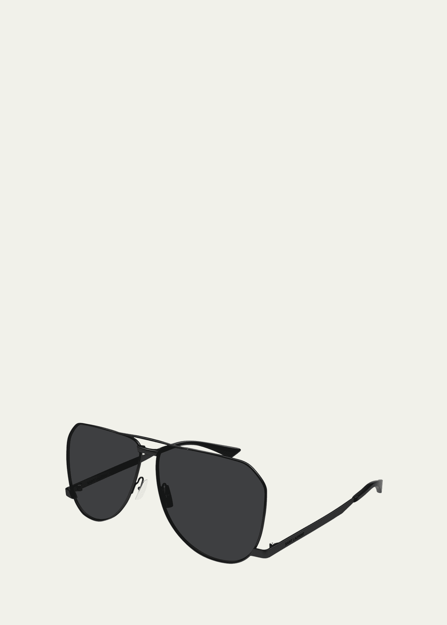 Saint Laurent Men's SL 690 Dust Metal Aviator Sunglasses Image 2 of 2