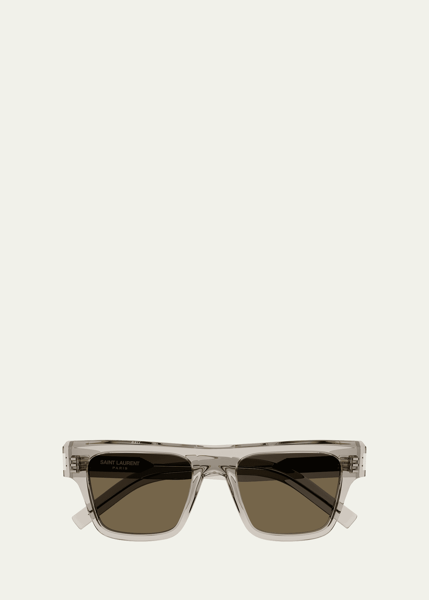 Saint Laurent Men's SL 469 Acetate Rectangle Sunglasses Image 1 of 2
