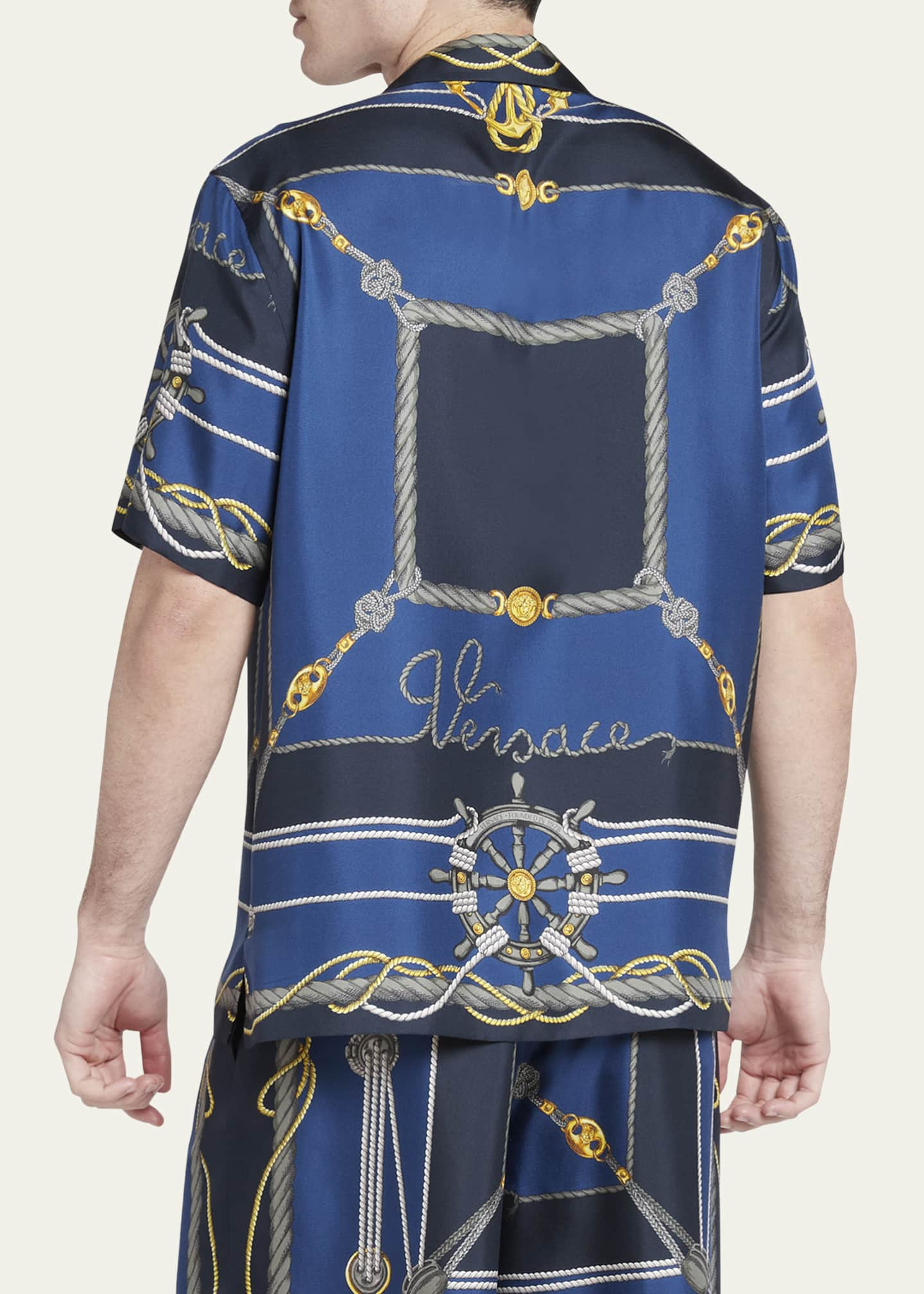 Versace Printed Silk Shirts for Women