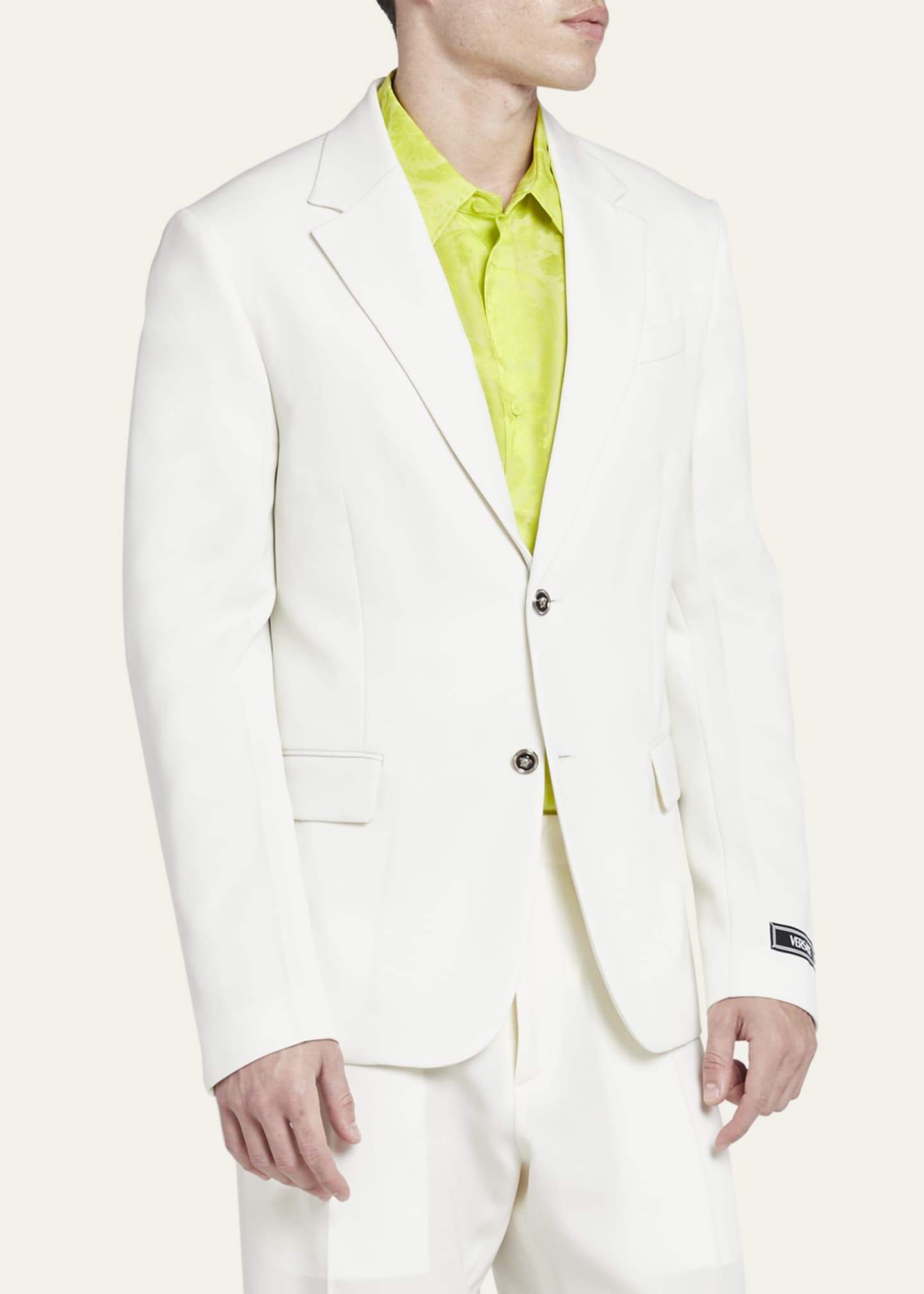 Versace Men s Medusa Grain de Poudre Sport Coat