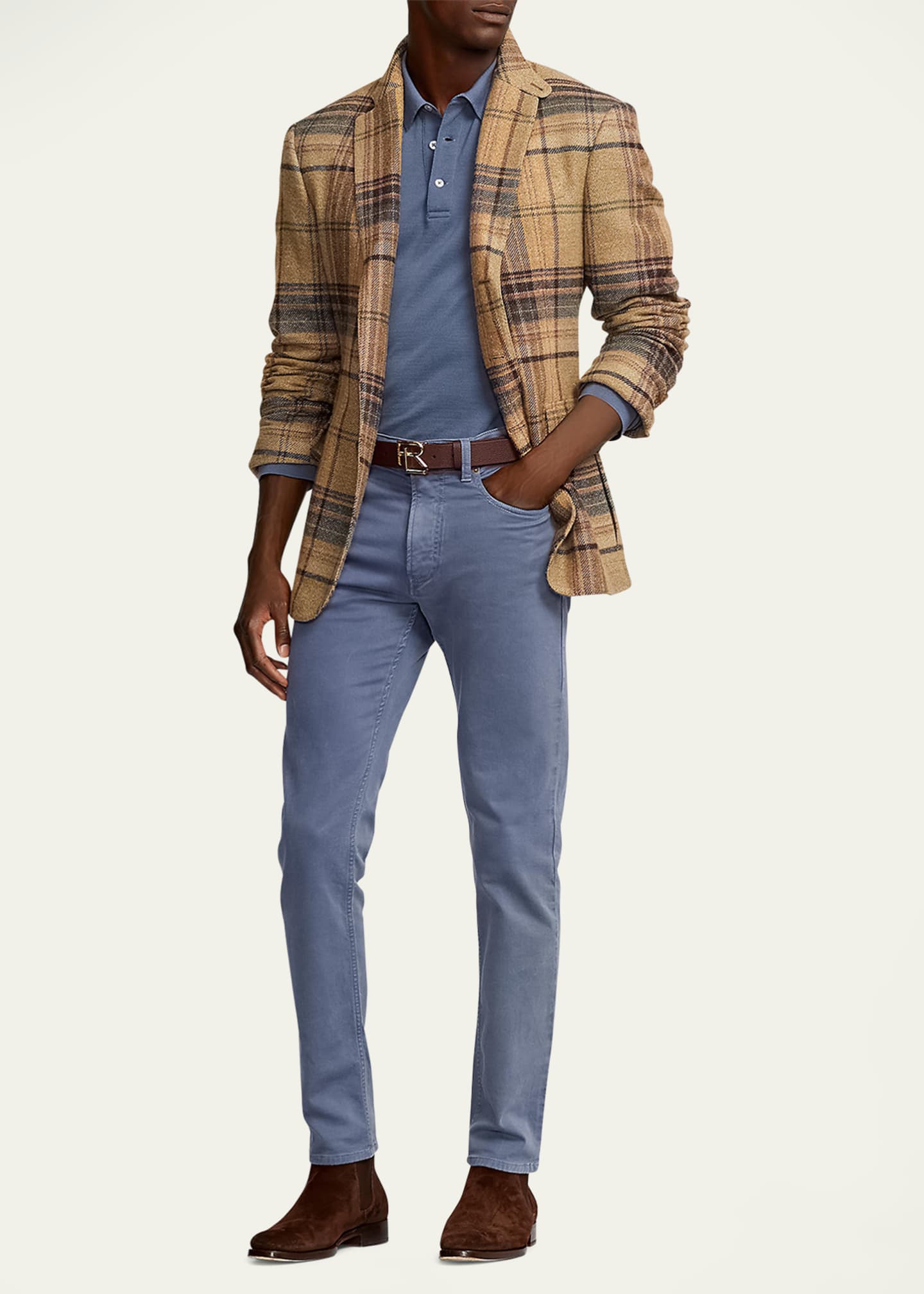 Ralph lauren plaid blazer store