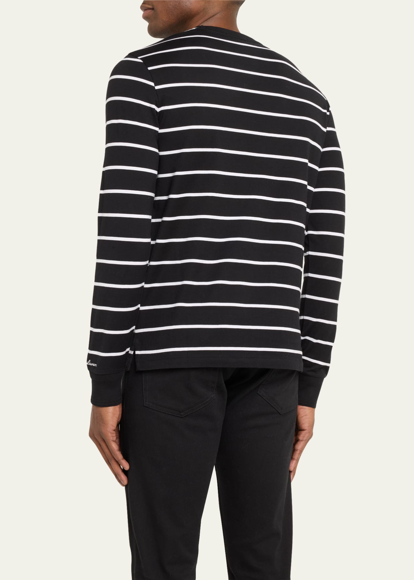 Ralph lauren striped t shirt mens hotsell