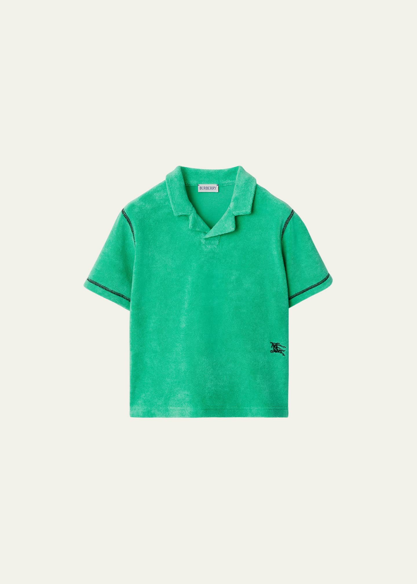 Burberry Boy s Rolfe EKD Short Sleeve Polo Shirt Size 3 14