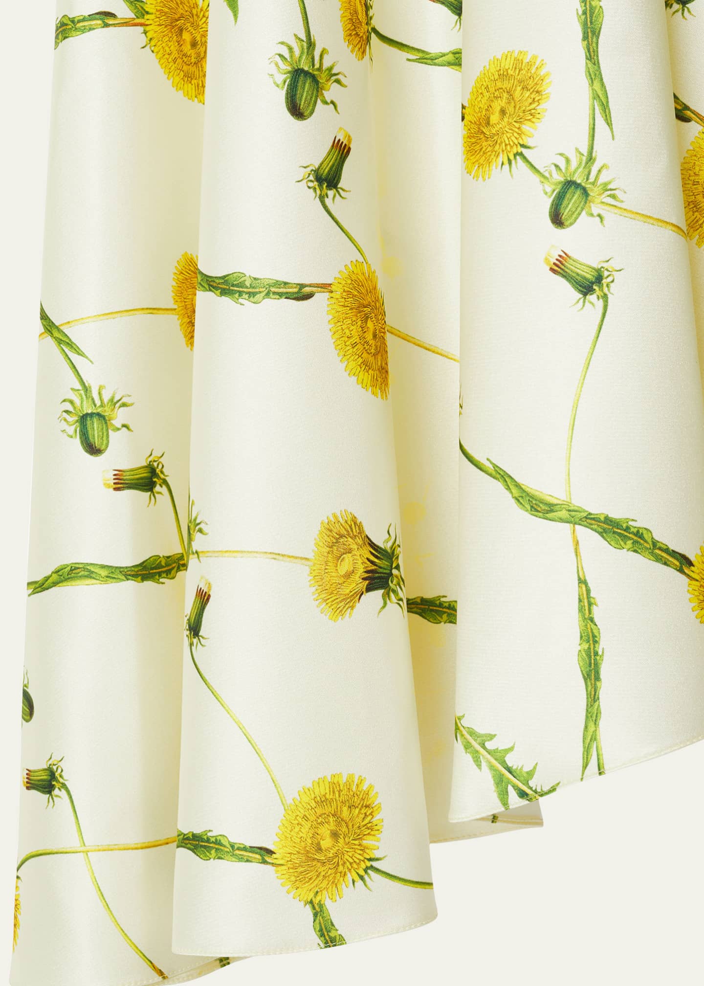 Burberry Floral Print High-Low Mini Dress Image 5 of 5