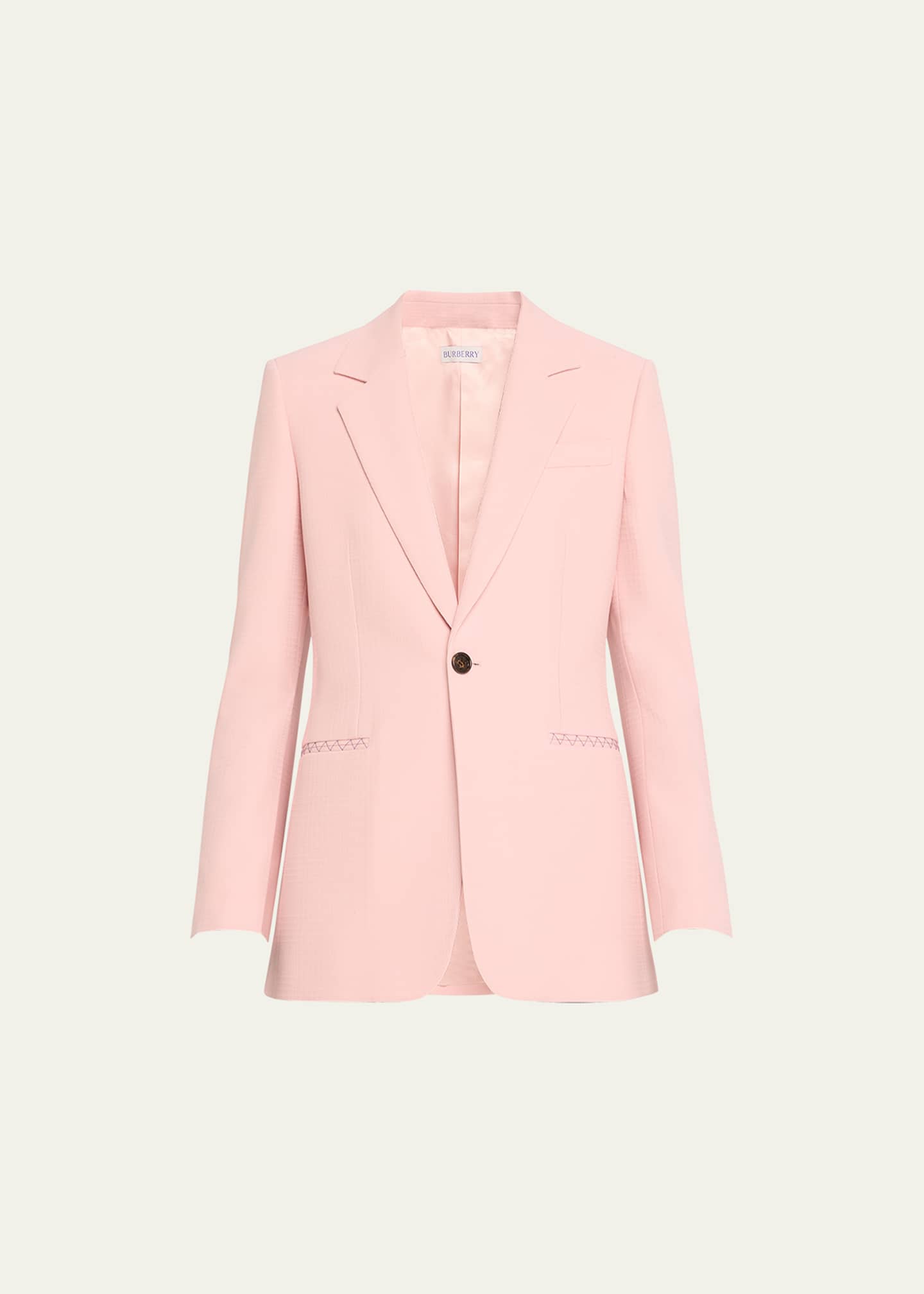 Burberry wool blazer hotsell