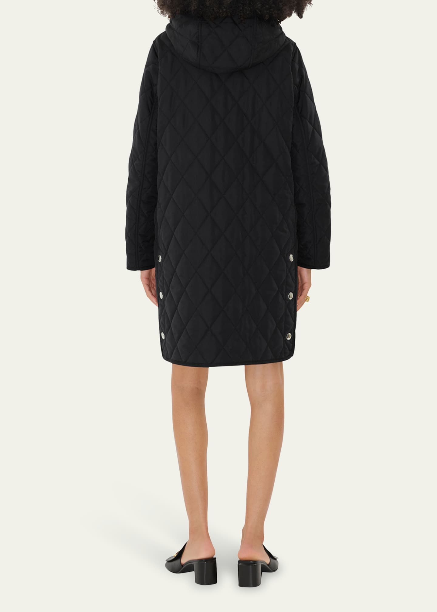 Burberry Roxby Quilted Top Coat with Hood Bergdorf Goodman