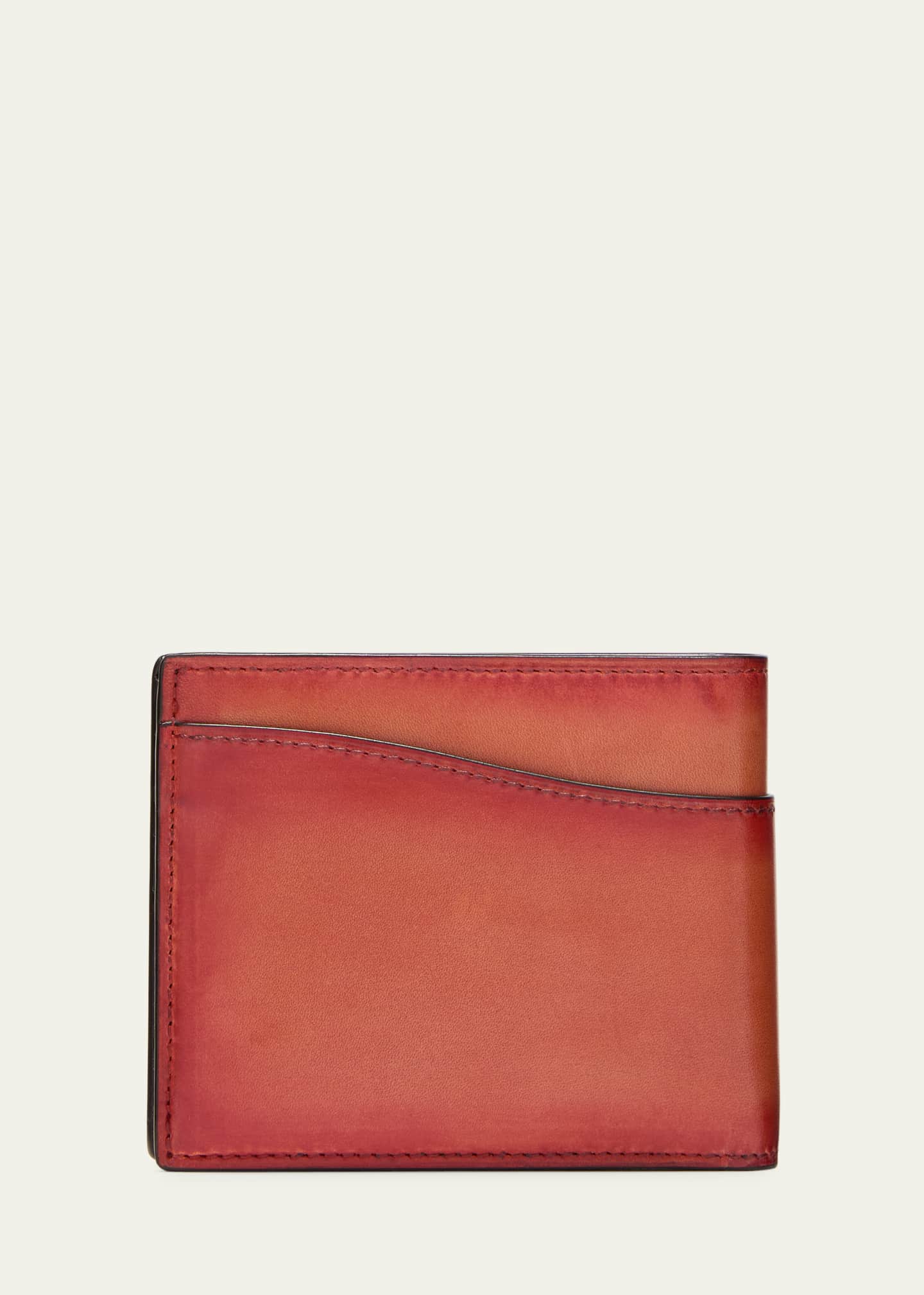 Berluti Men's Makore Slim Scritto Leather Bifold Wallet - Bergdorf