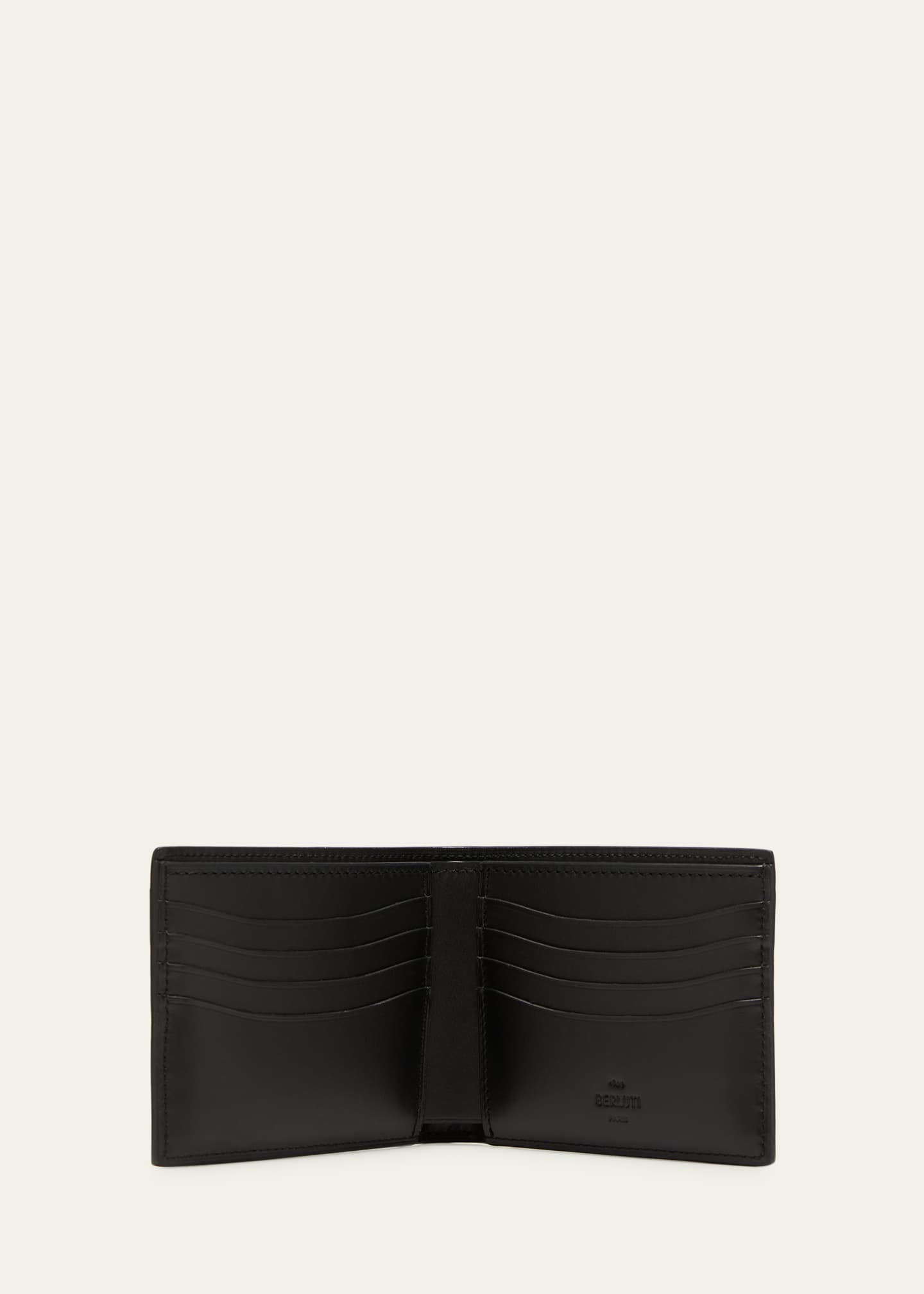 Berluti Men's Makore Slim Scritto Leather Bifold Wallet Image 4 of 4