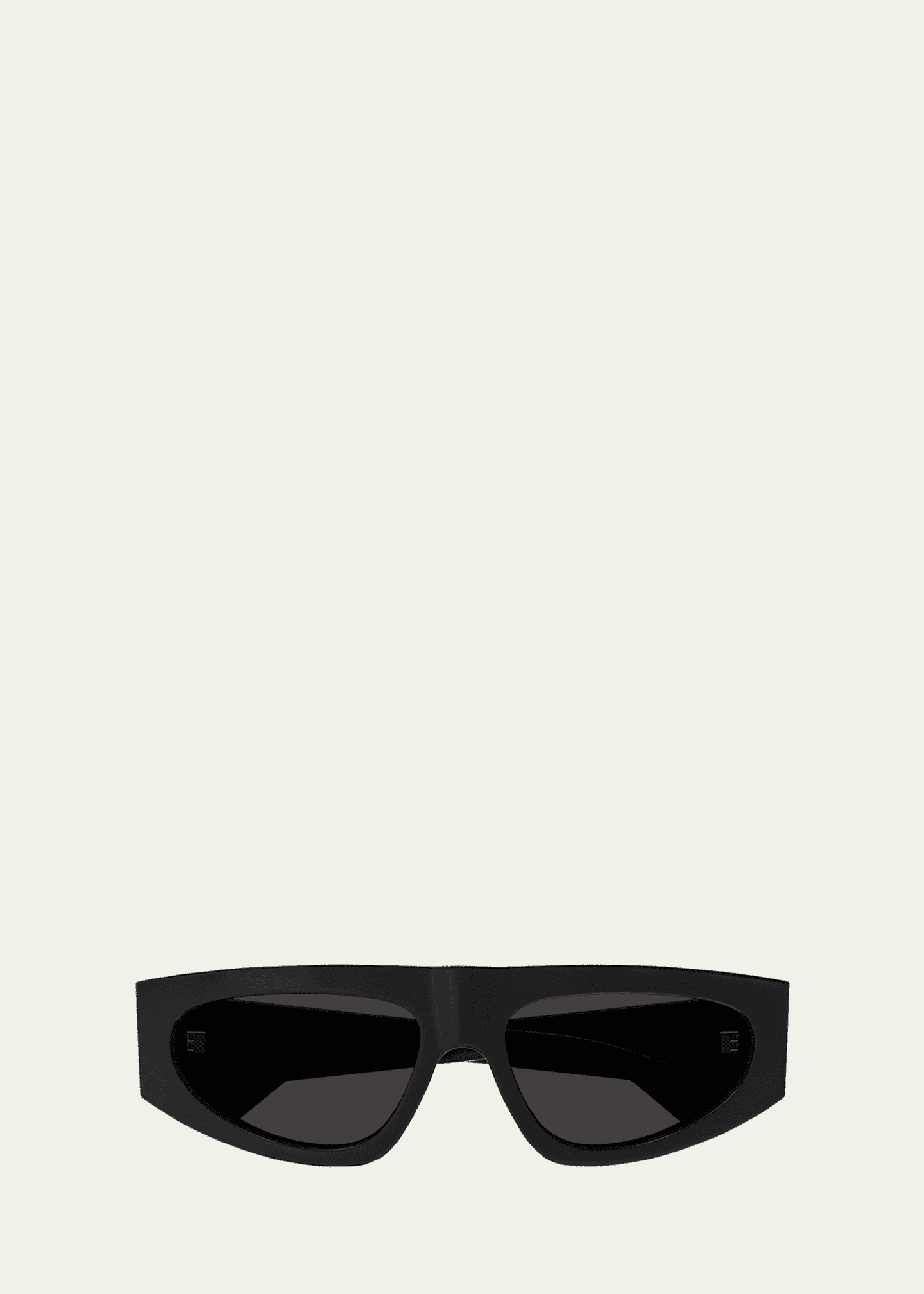 Bottega Veneta Engraved Logo Acetate Rectangle Sunglasses Image 1 of 3