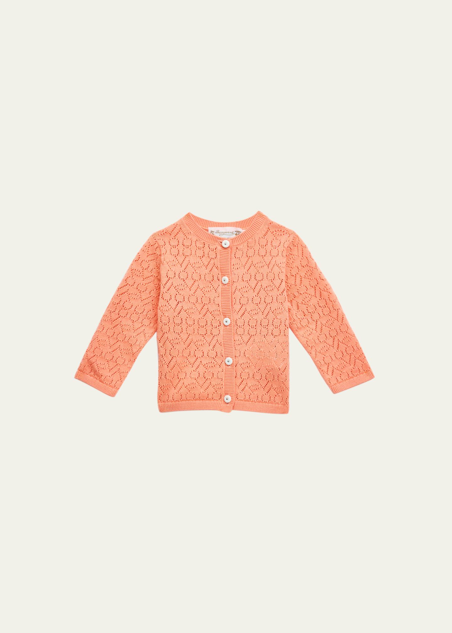 Bonpoint カーディガン 18m bonpoint,ボンポワン,チェリー柄,19SS 