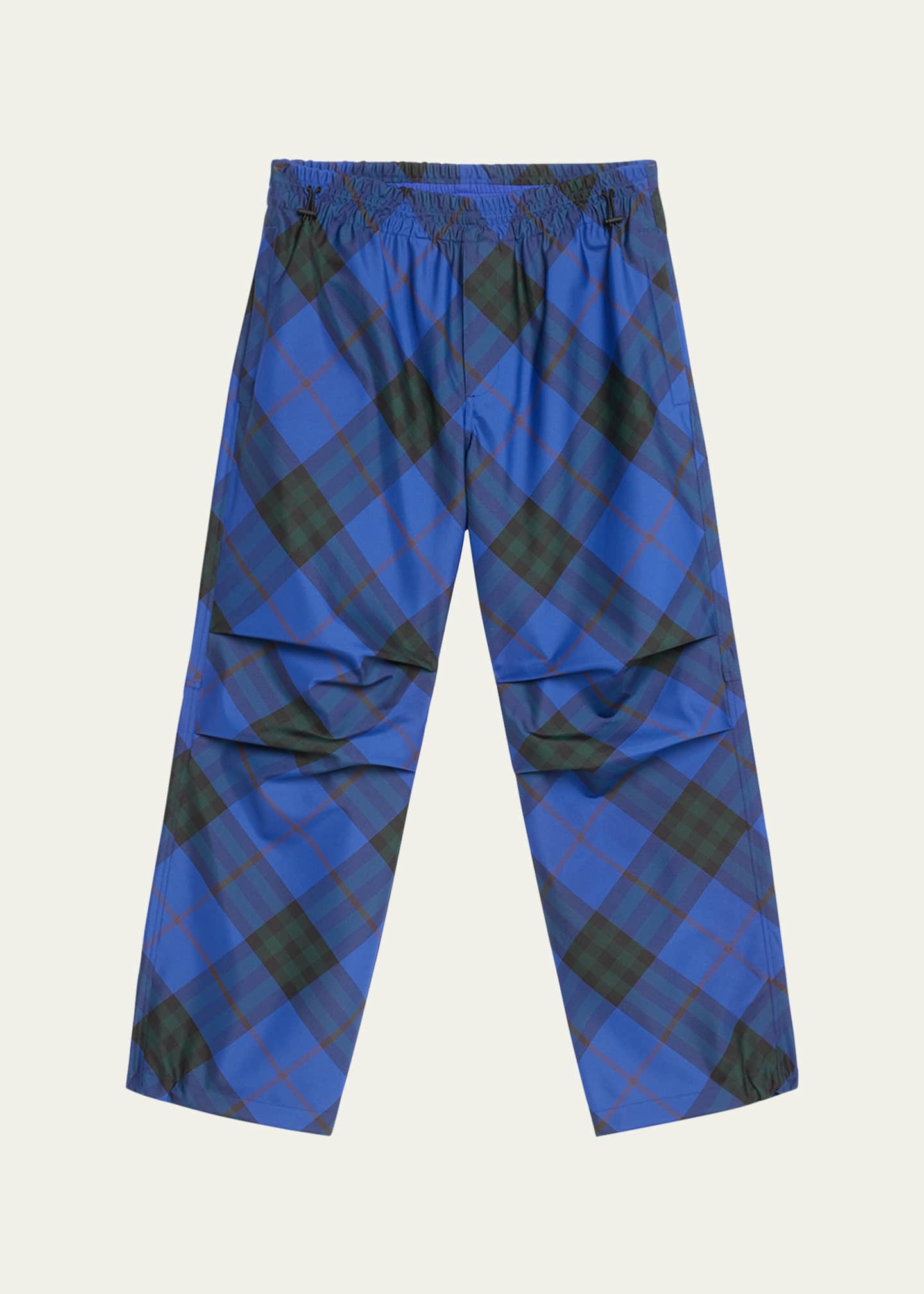 Burberry Men s Check Print Joggers Bergdorf Goodman