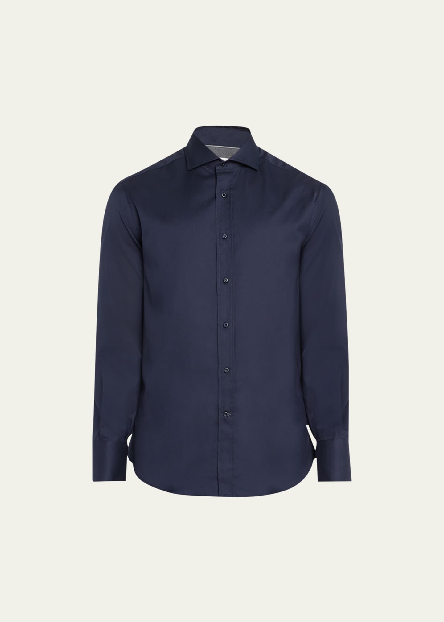 Brunello Cucinelli Men's Cotton Classic-Fit Sport Shirt Image 1 of 5