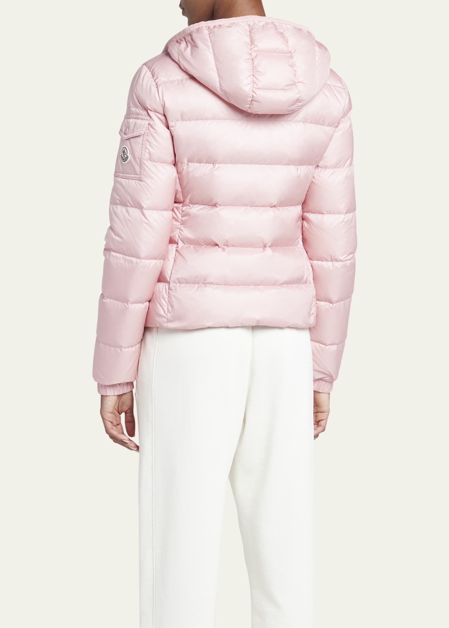 Moncler Gles Hooded Puffer Jacket Image 3 of 5