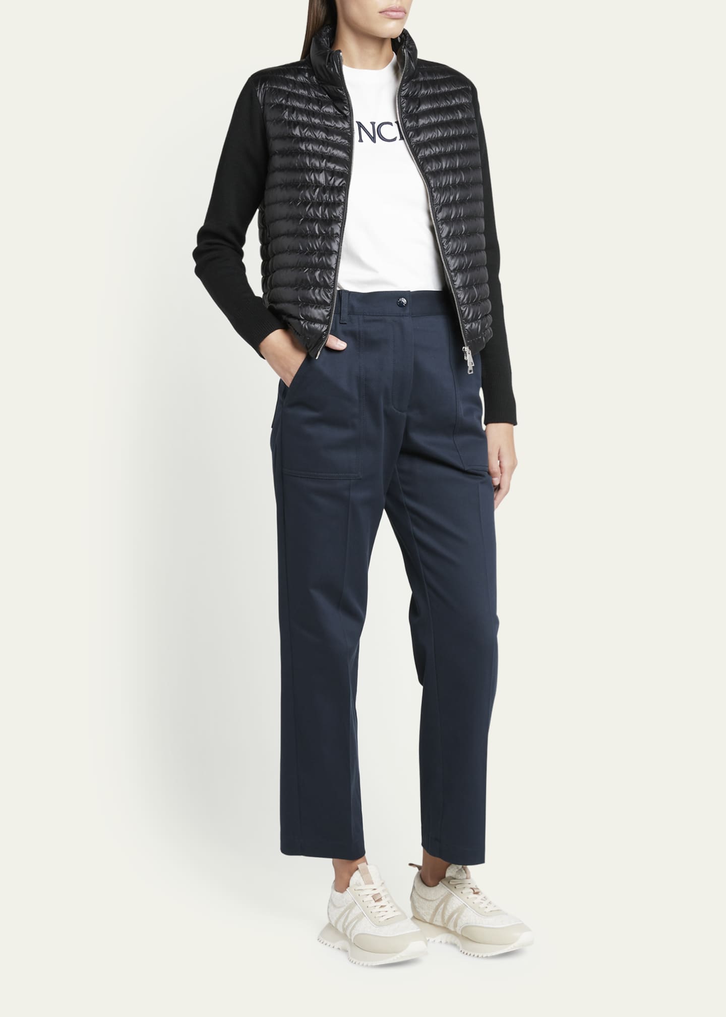 Moncler Hybrid Puffer Cardigan - Bergdorf Goodman