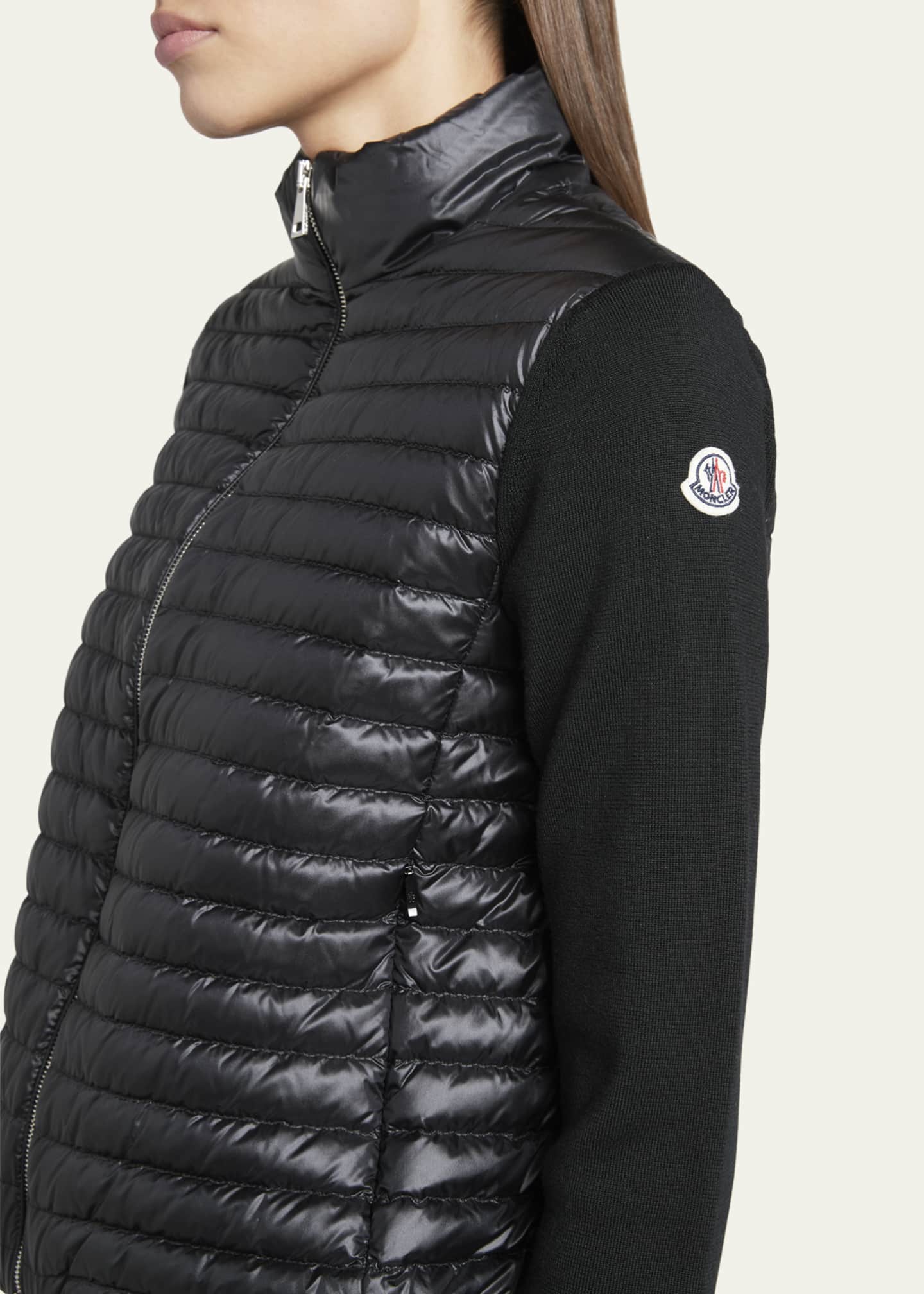 Moncler hybrid down jacket shop