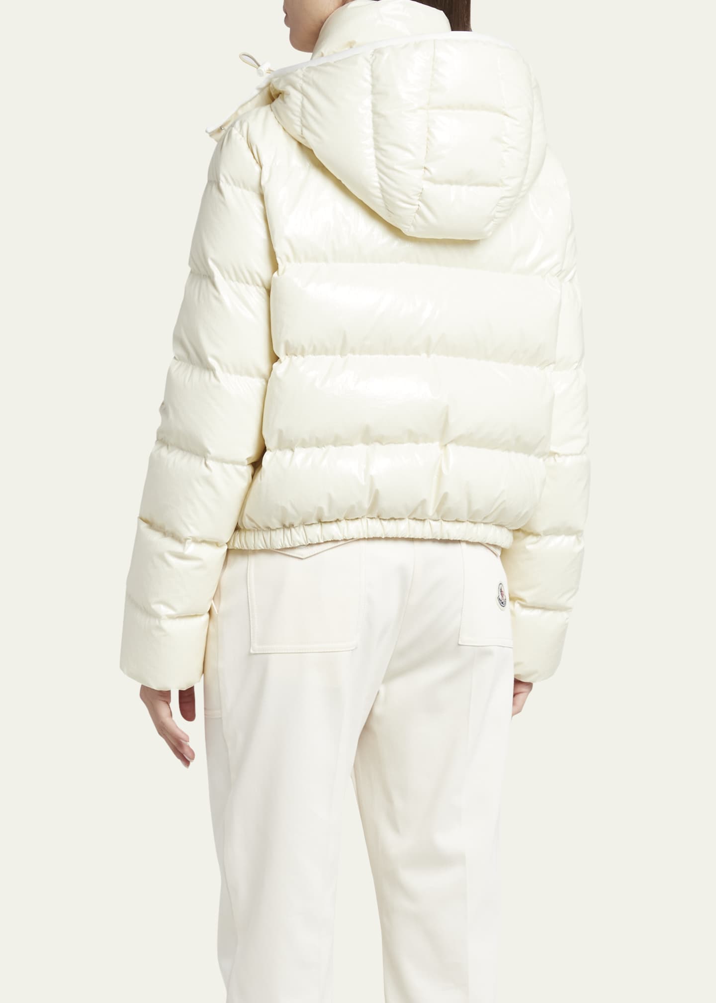 White moncler puffer jacket deals