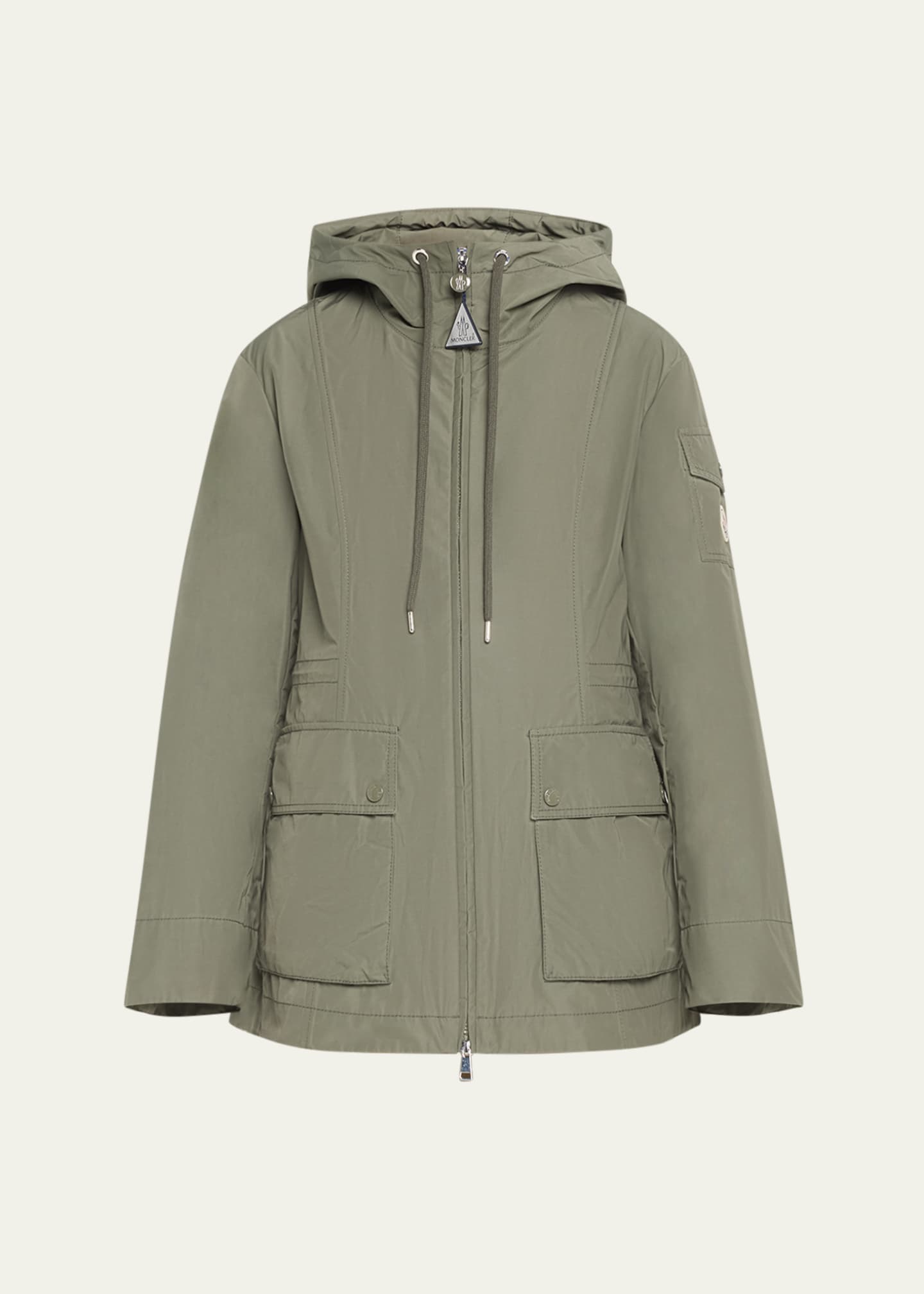 Short top parka jacket