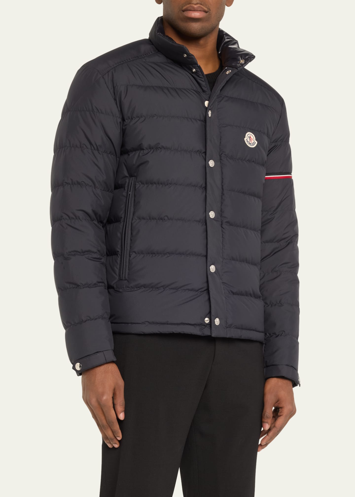Moncler striped jacket sale