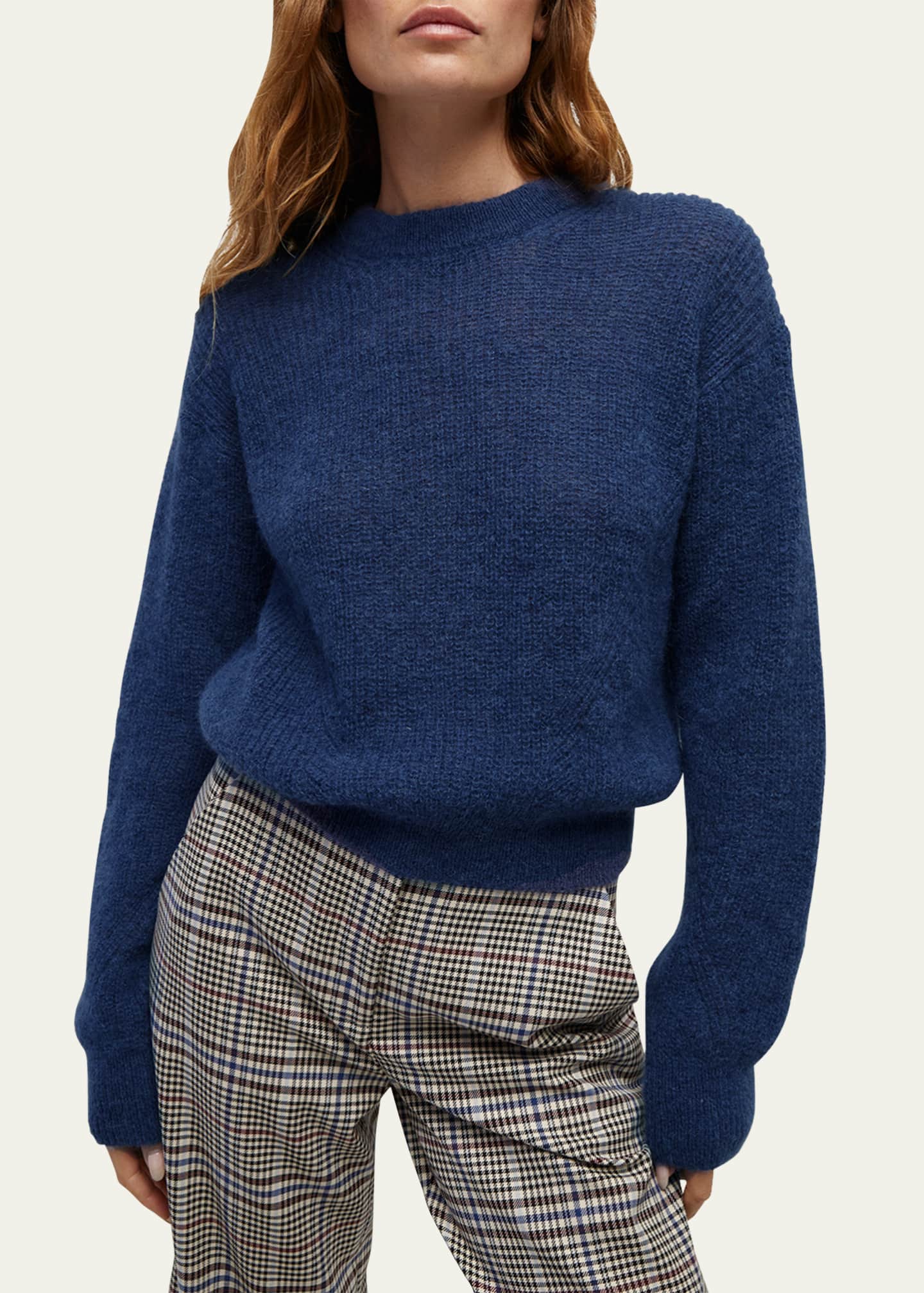 Veronica Beard Melinda Crewneck Sweater Bergdorf Goodman