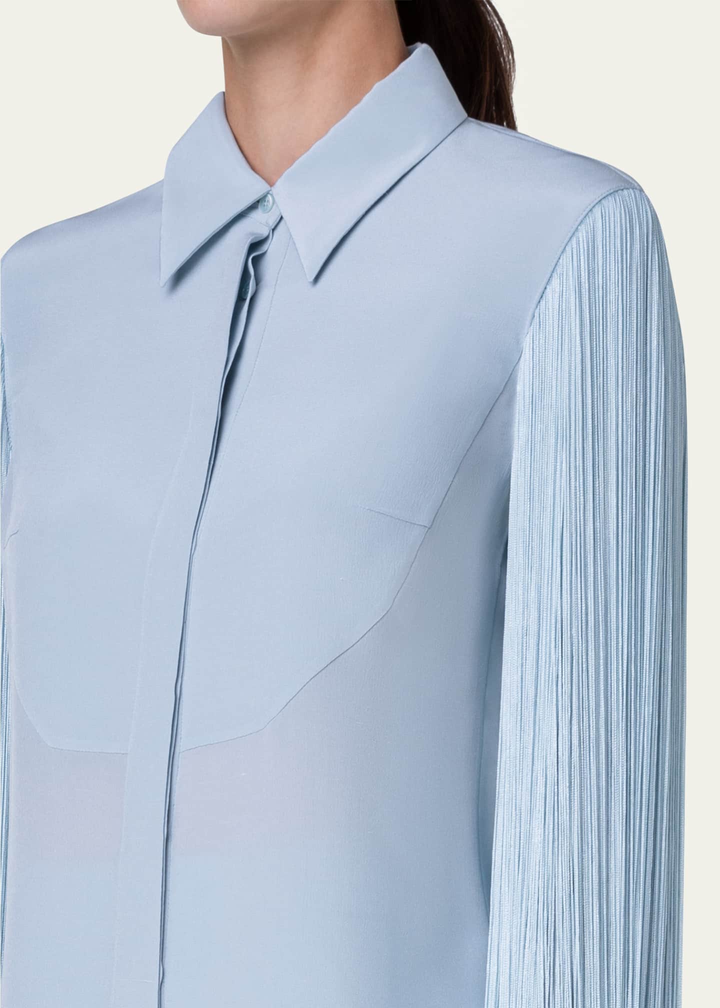 Crepe Button Blouse