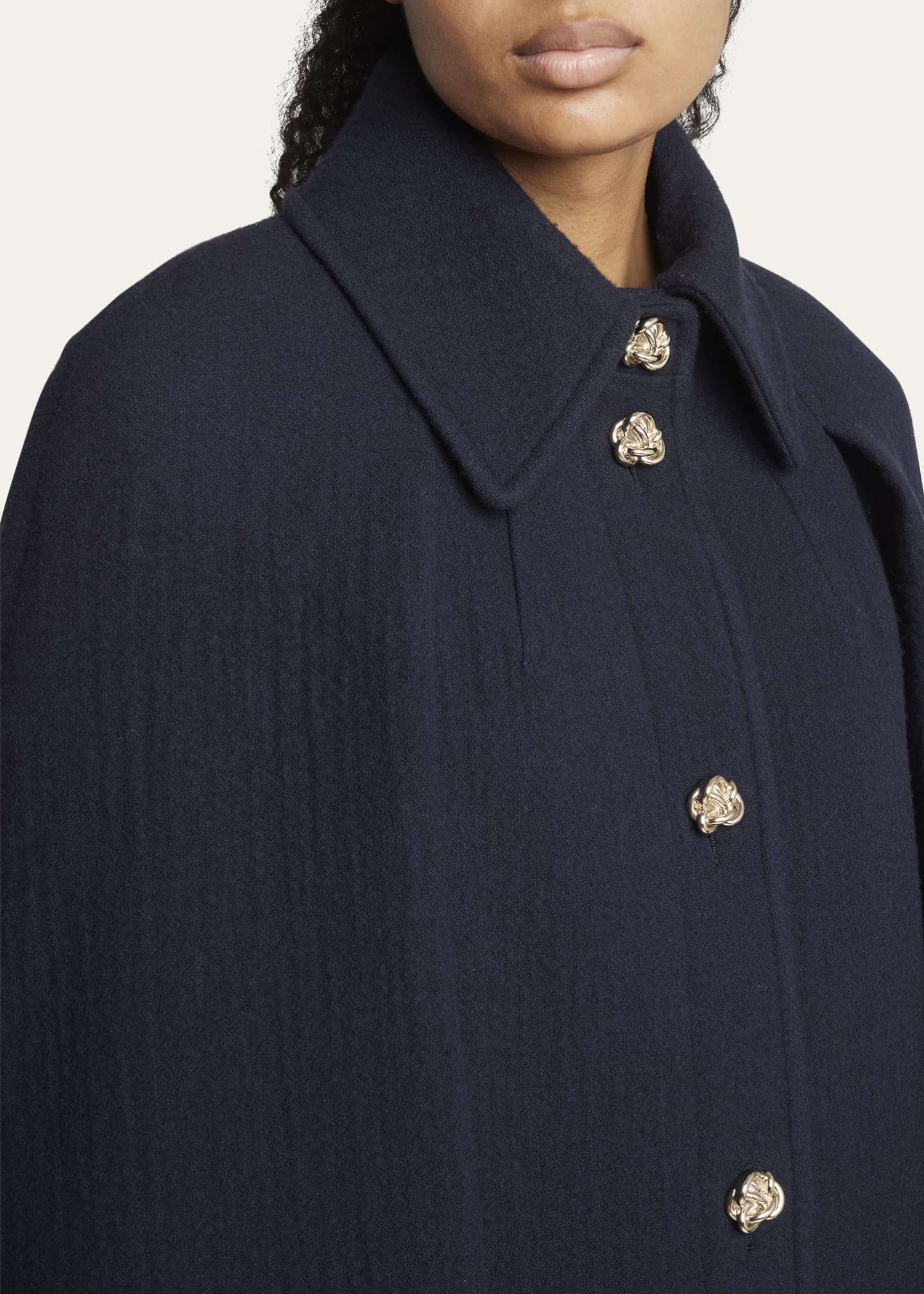 Short wool cape hotsell
