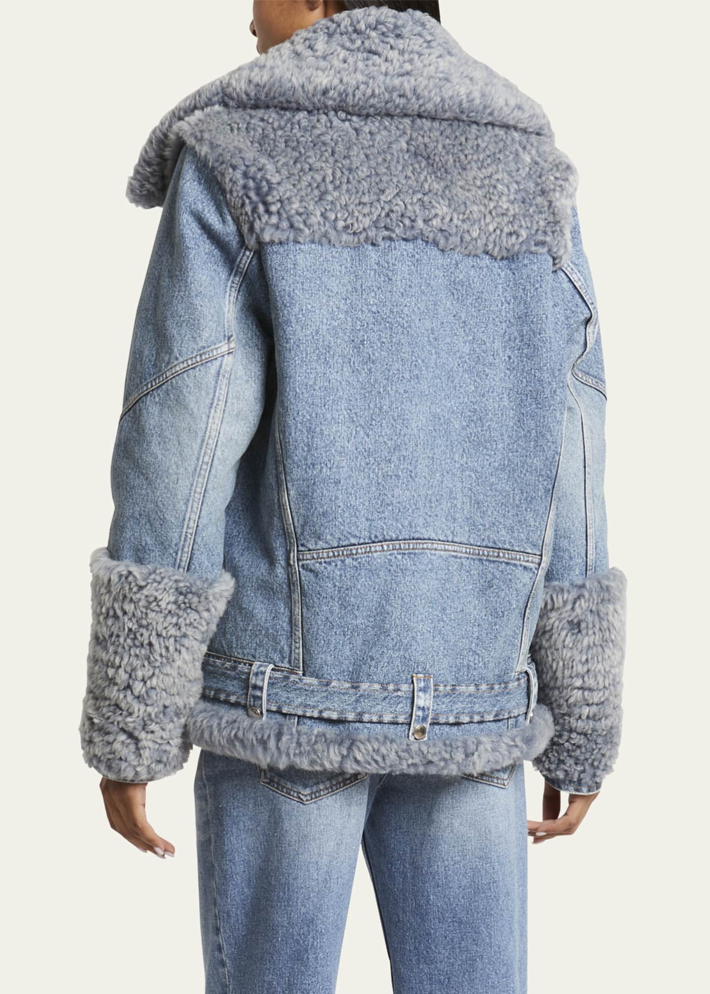 Hybrid top denim jacket