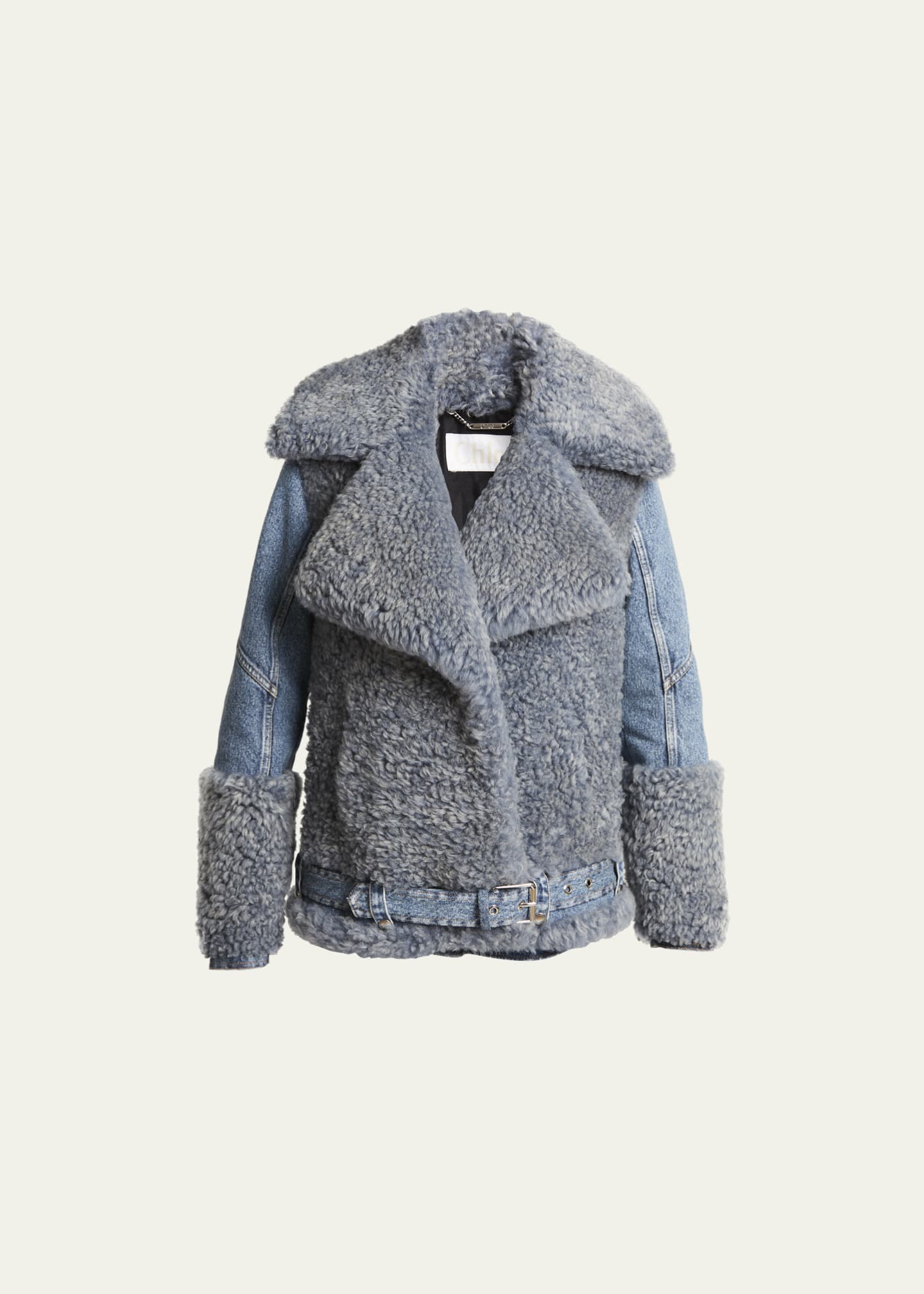 Chloe shearling jacket deals