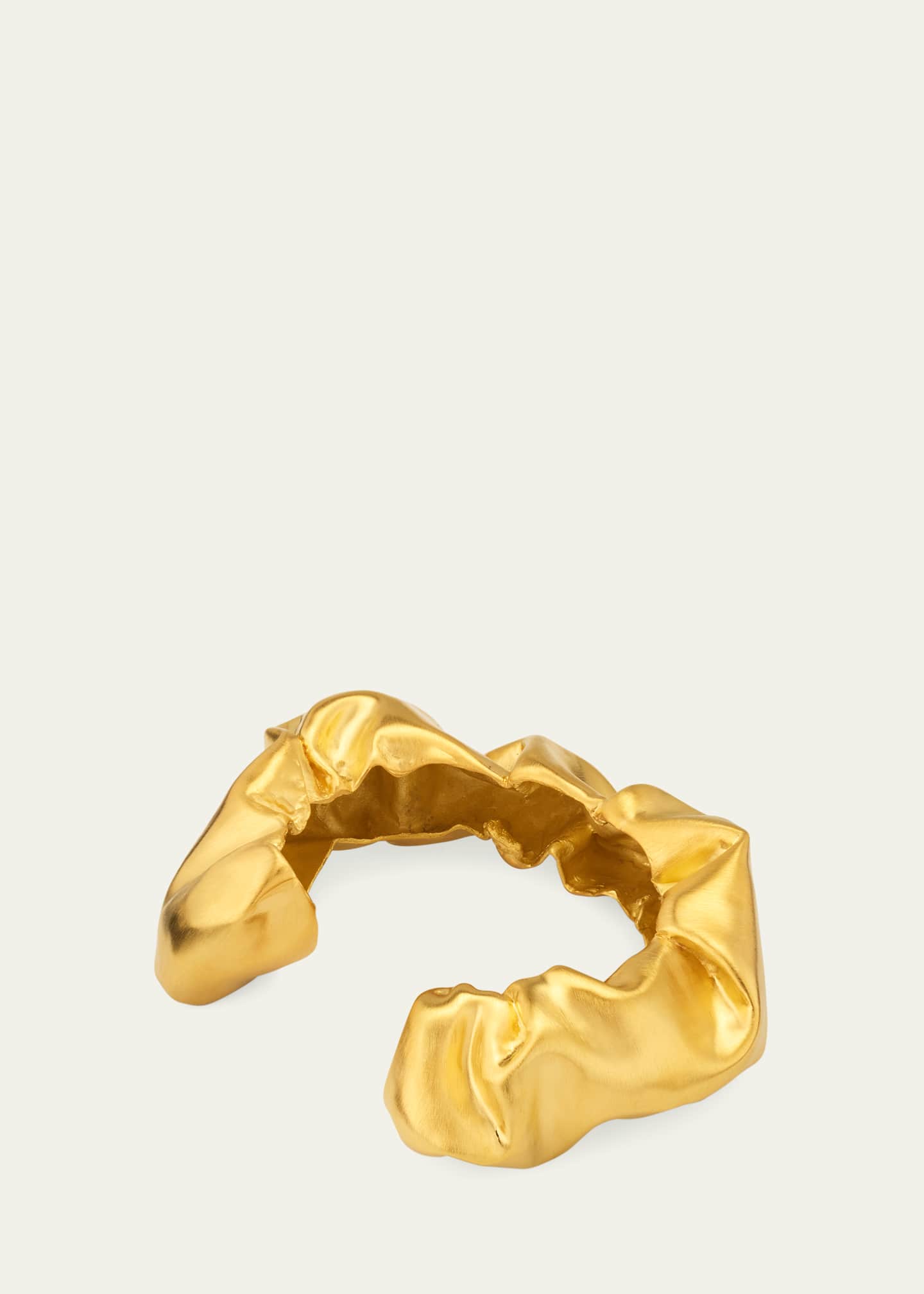 Completedworks 14K Gold-Plated Brass Scrunch Cuff Bracelet Image 4 of 4