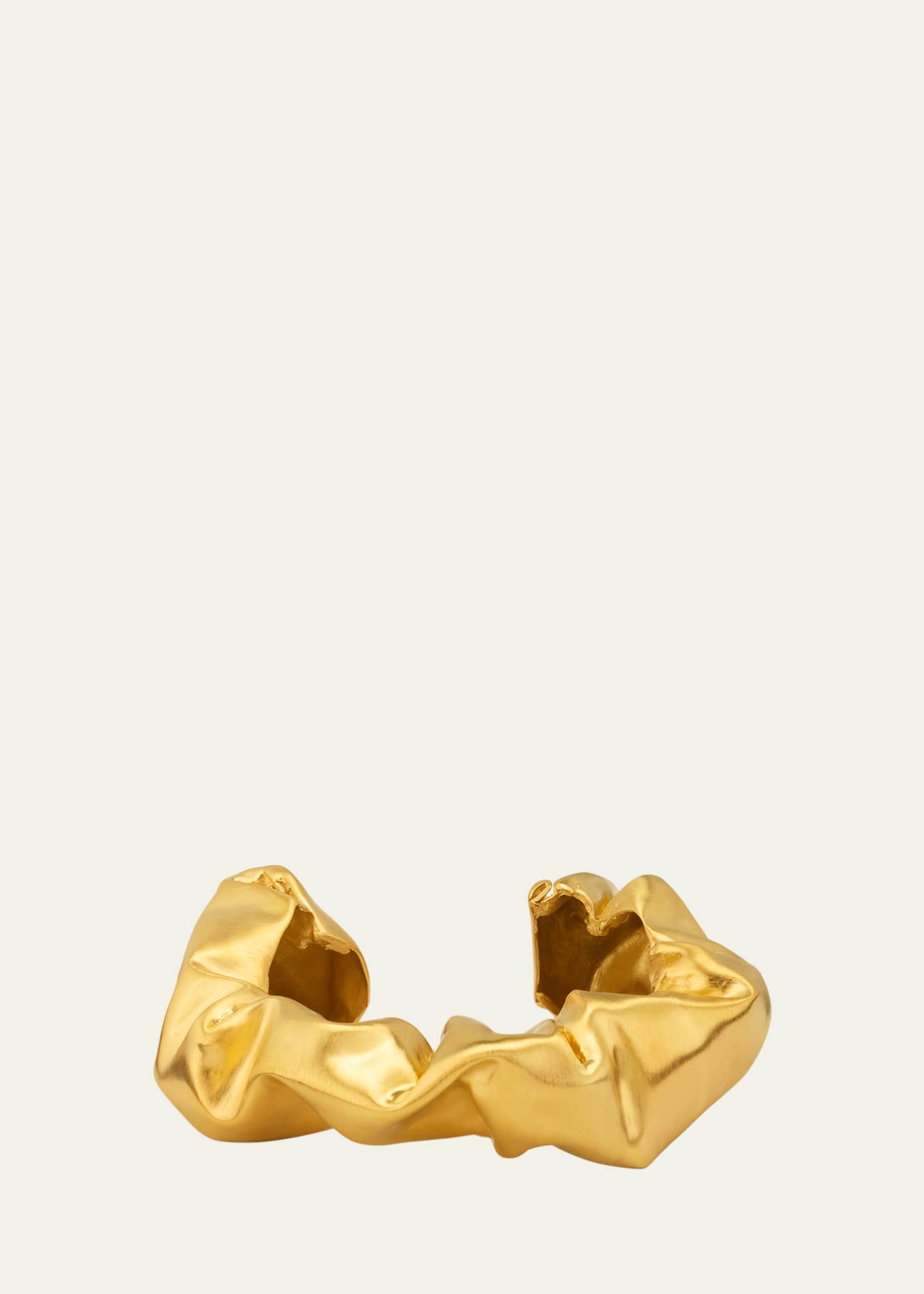 Completedworks 14K Gold-Plated Brass Scrunch Cuff Bracelet Image 1 of 4
