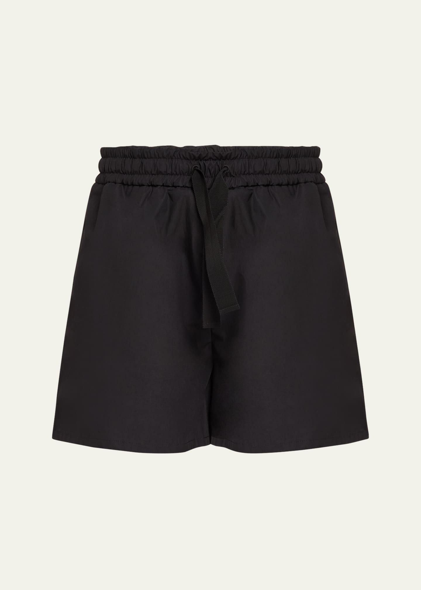 Moncler Long Drawstring Cotton Shorts Bergdorf Goodman