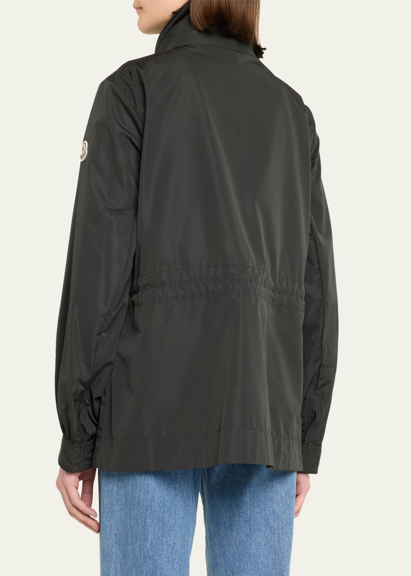 Moncler Enet Short Parka Jacket Image 3 of 5