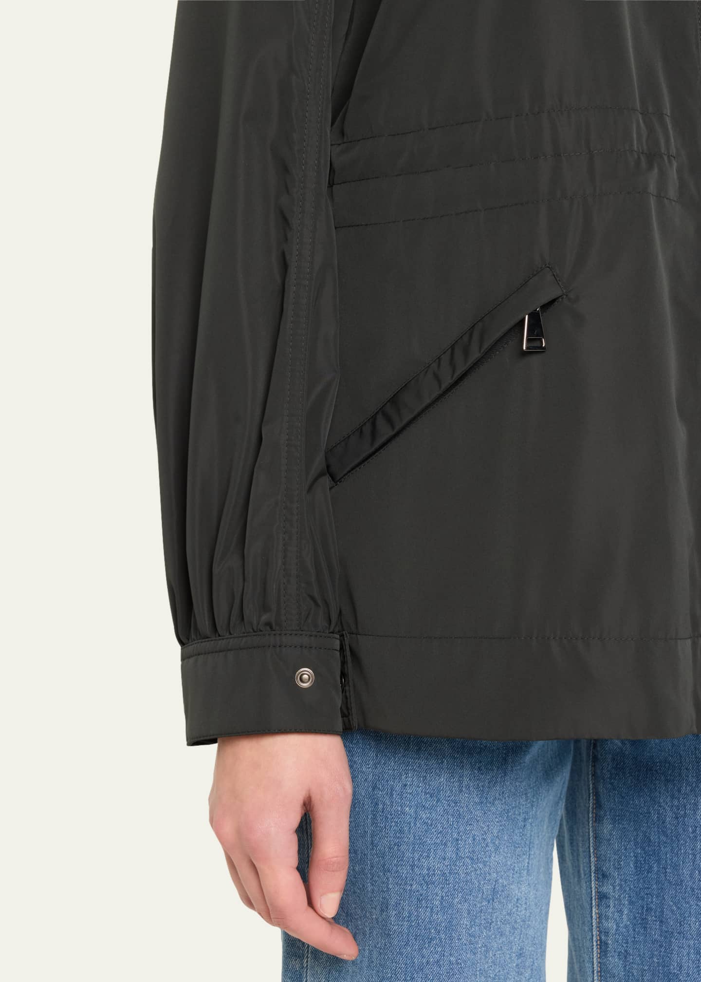 Moncler Enet Short Parka Jacket Image 5 of 5