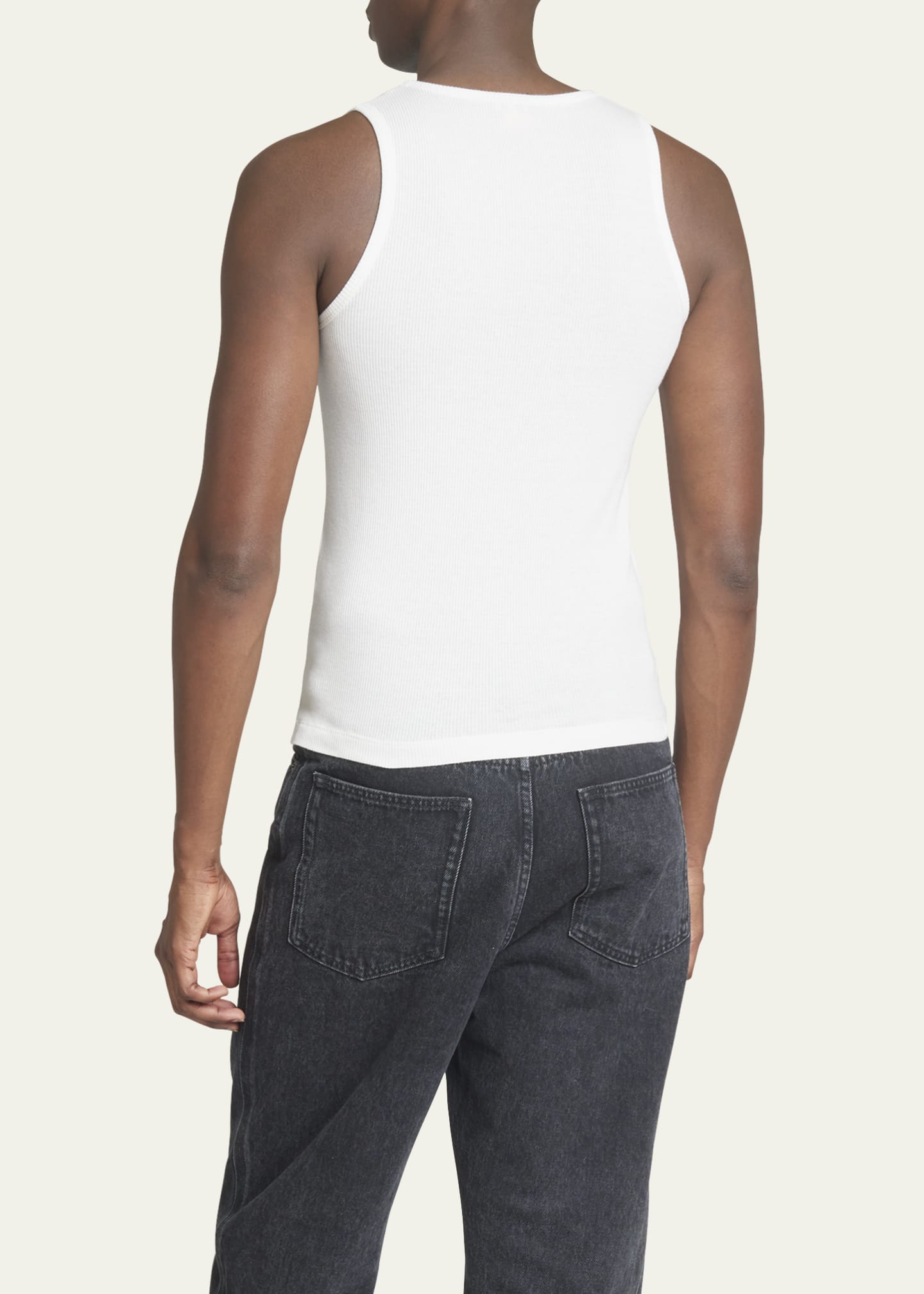 Loewe Men's Ribbed Anagram Tank Top - Bergdorf Goodman