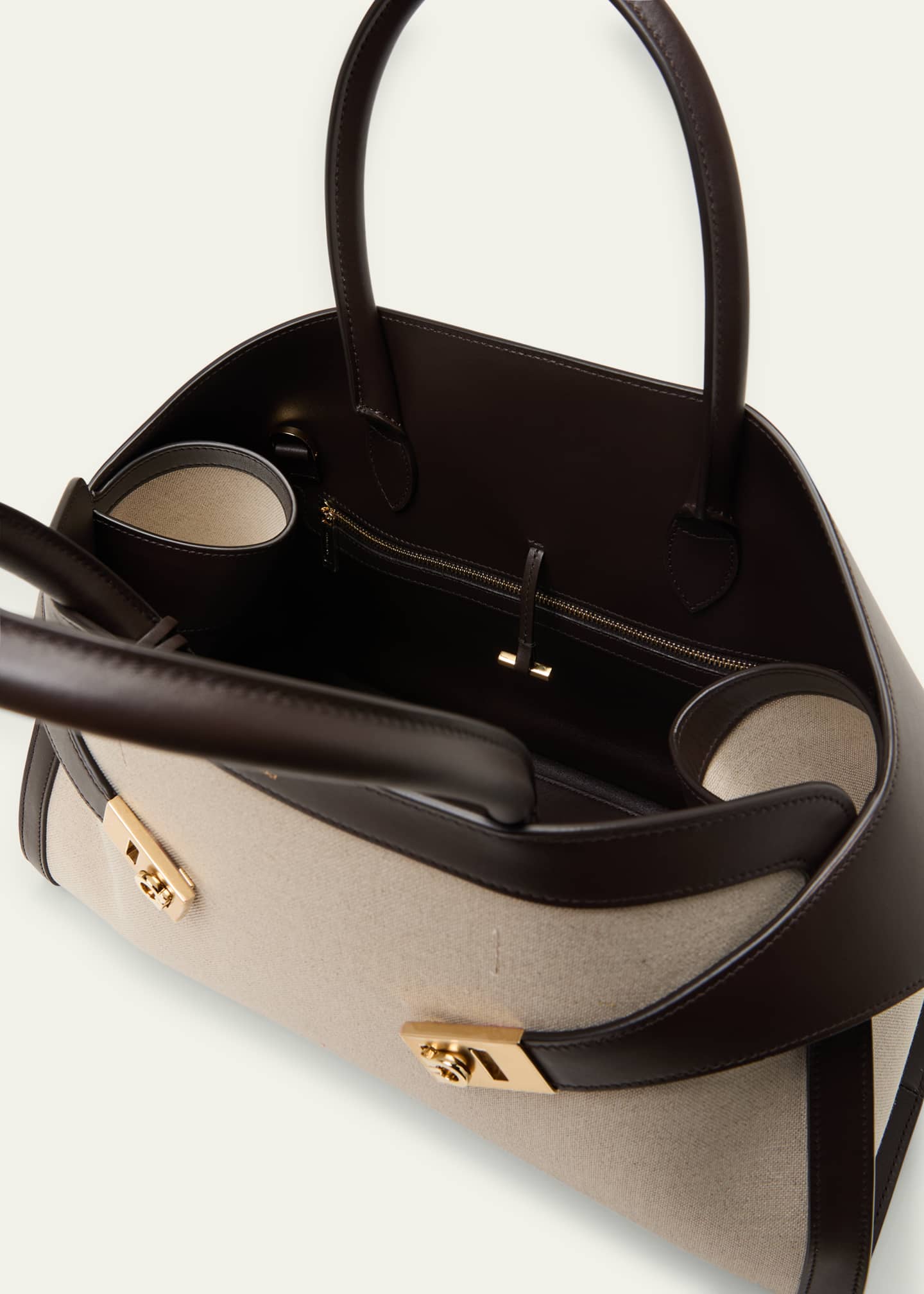 Ferragamo Hug Colorblock Top Handle Bag Image 4 of 5
