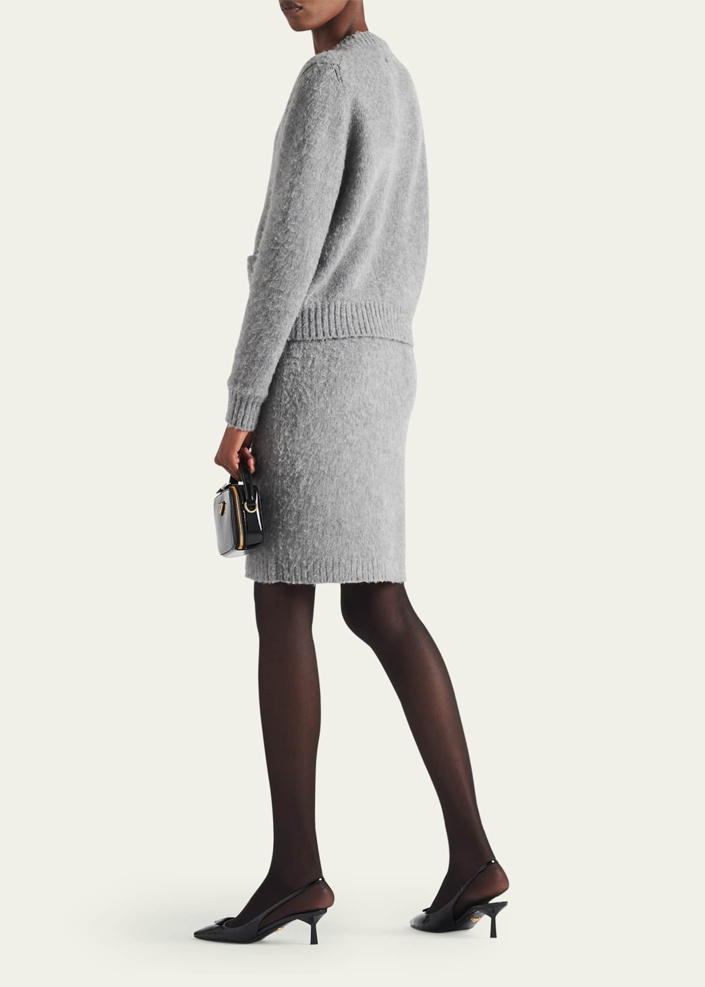 Prada Jeweled Button Cashmere Cardigan Image 3 of 3