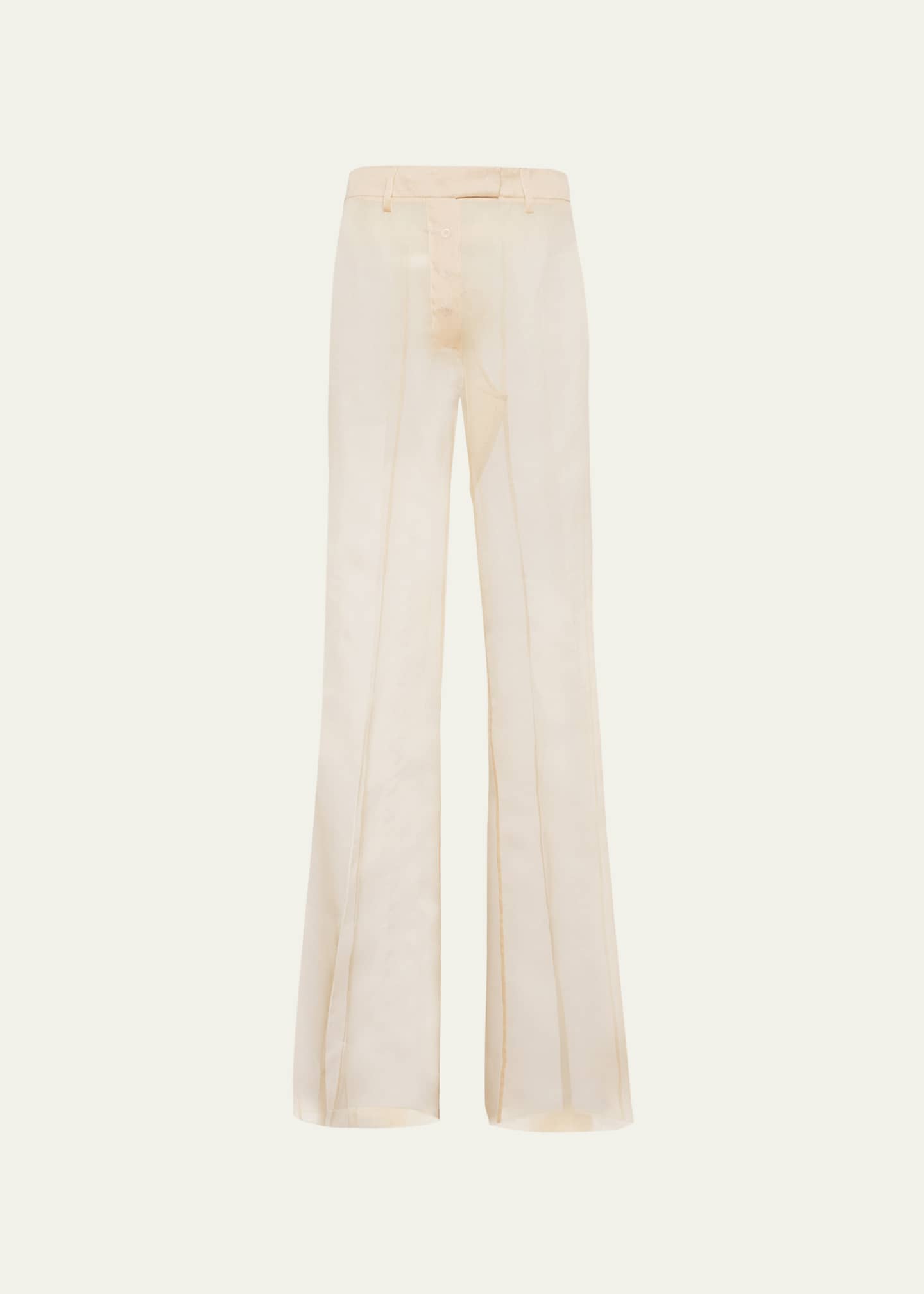 贅沢品 Prada Flared Organza Pants - Bergdorf Goodman スーツ