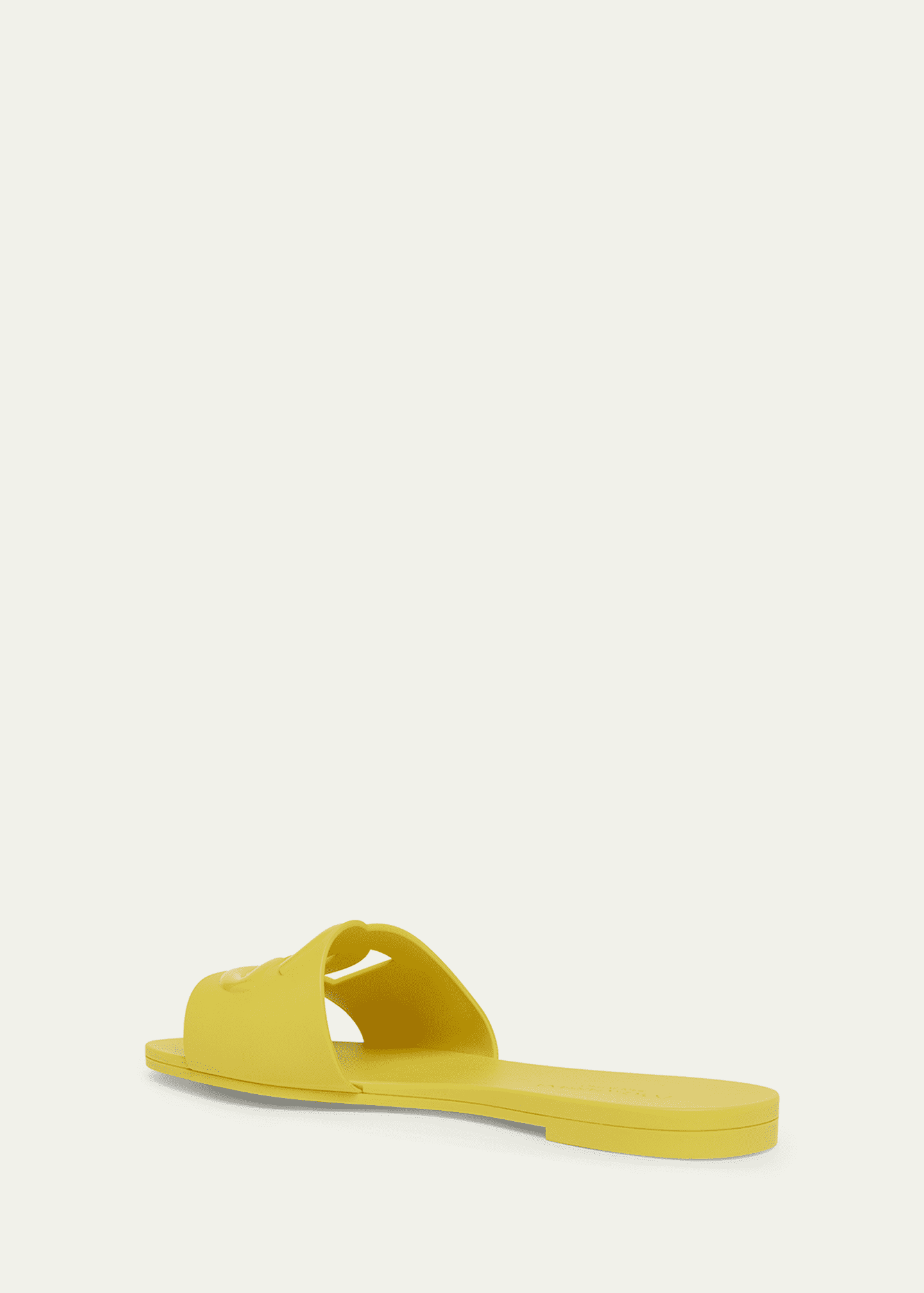 Dolce&Gabbana Cut-Out DG Rubber Sandals Image 4 of 5