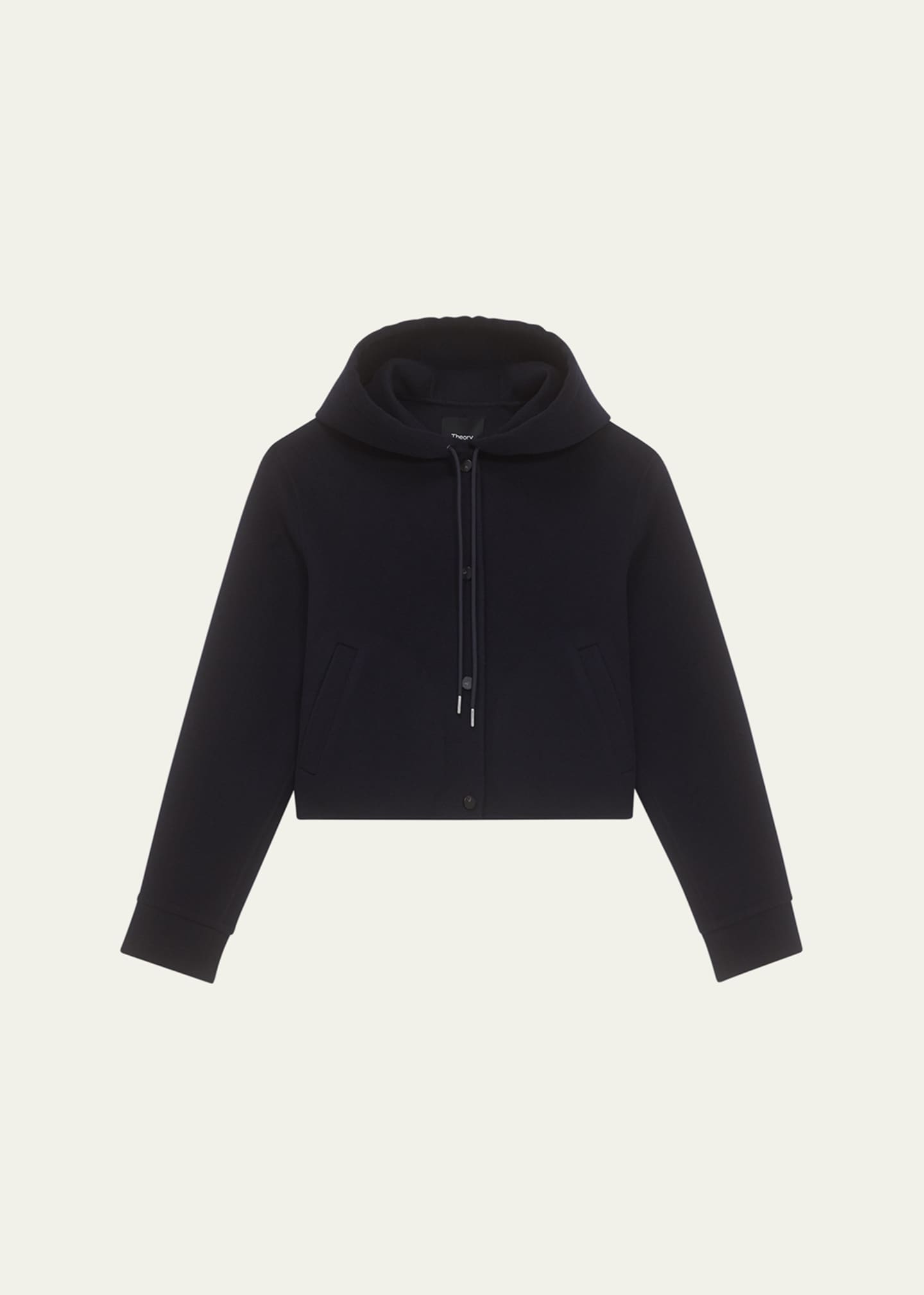 Theory cashmere cheap crop hoodie