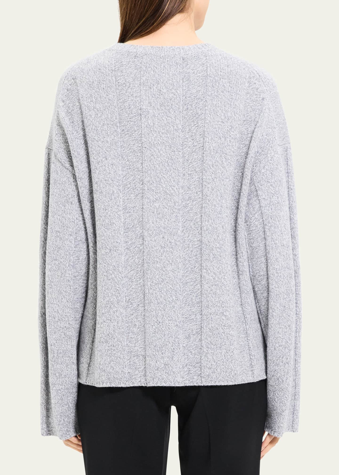 Theory Wool and Cashmere Rib Knit Sweater Bergdorf Goodman