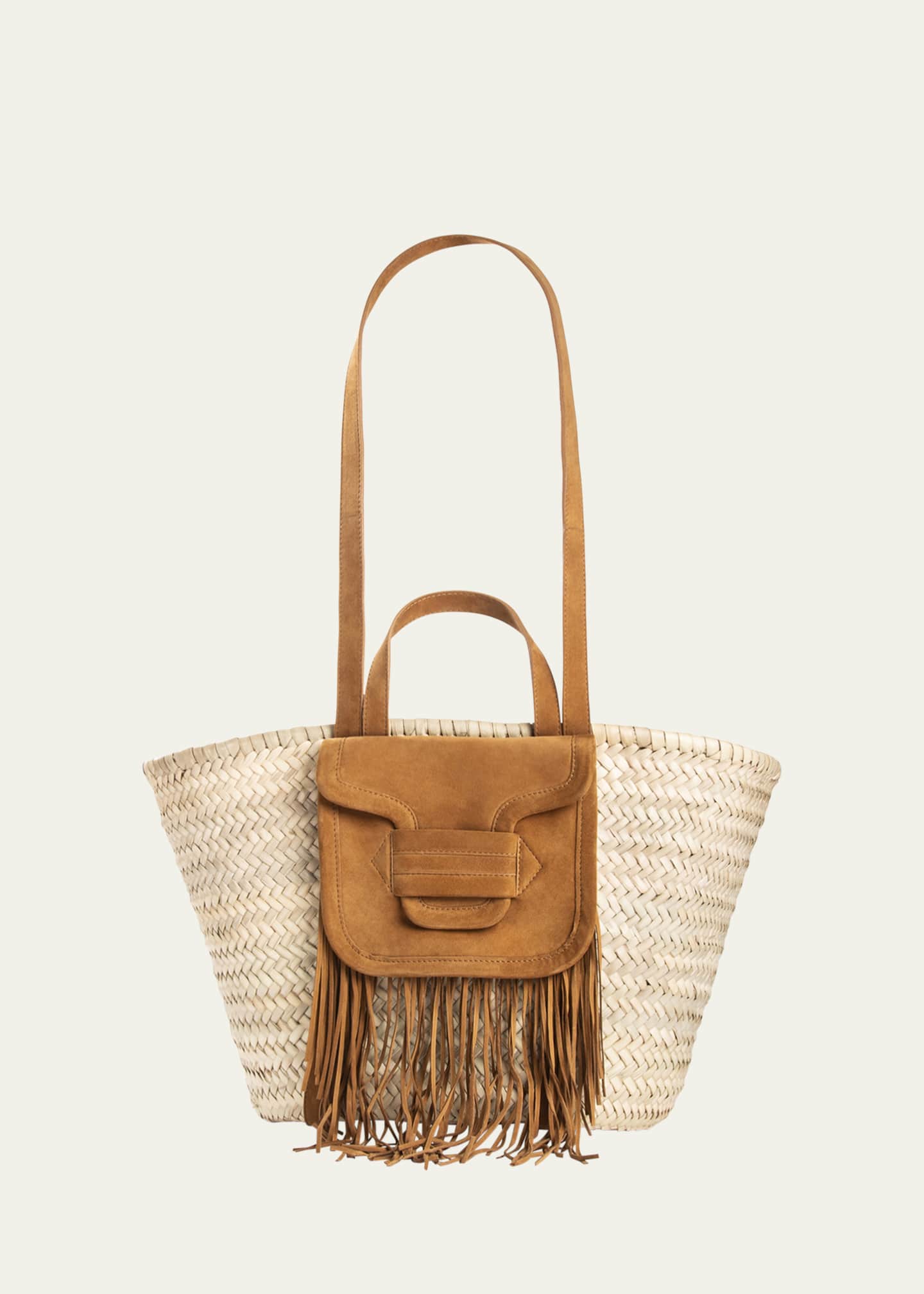 Fringes Suede Leather Tote Bag
