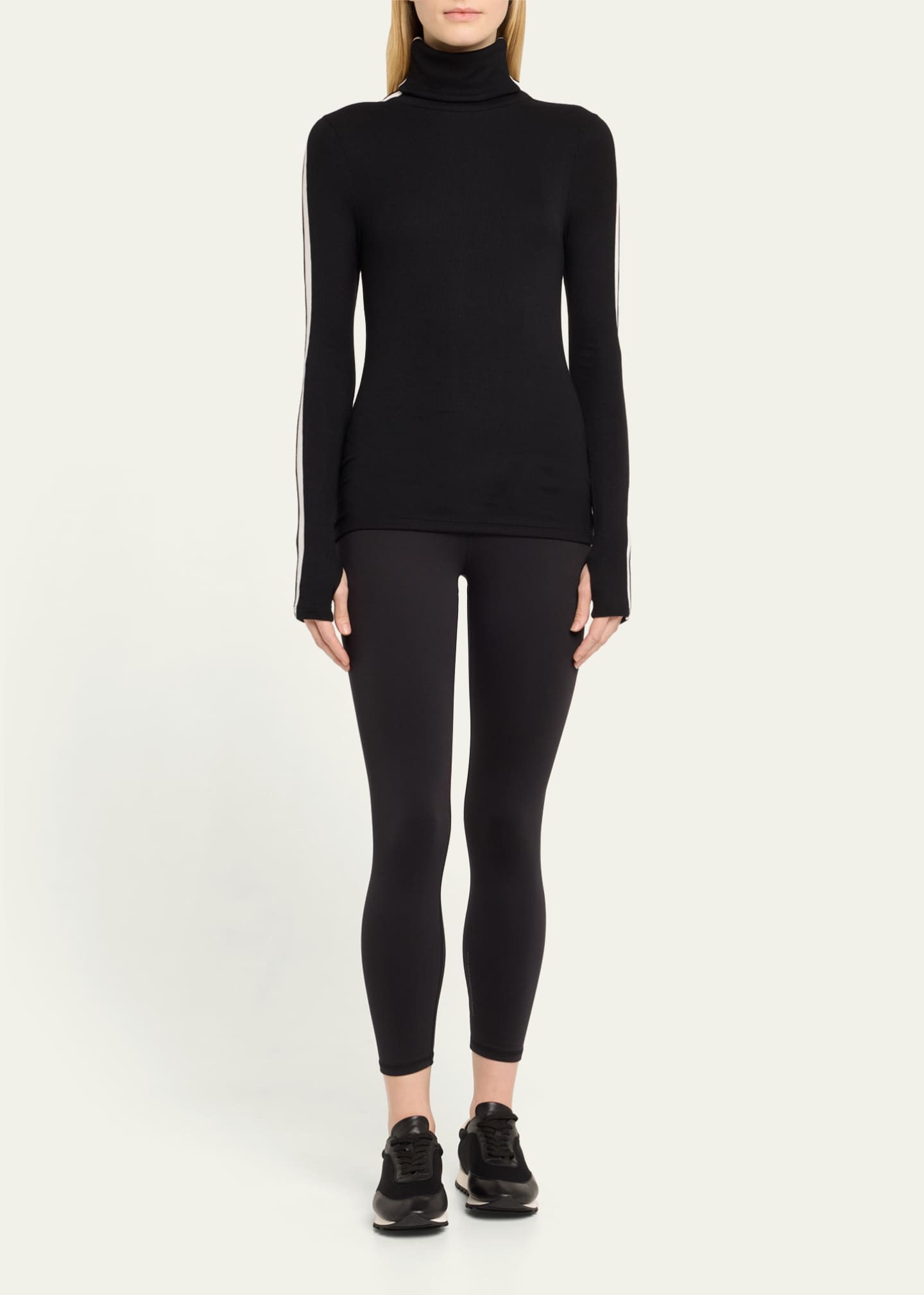 Splits59 Jackson Rib-Knit Turtleneck Top Image 2 of 5
